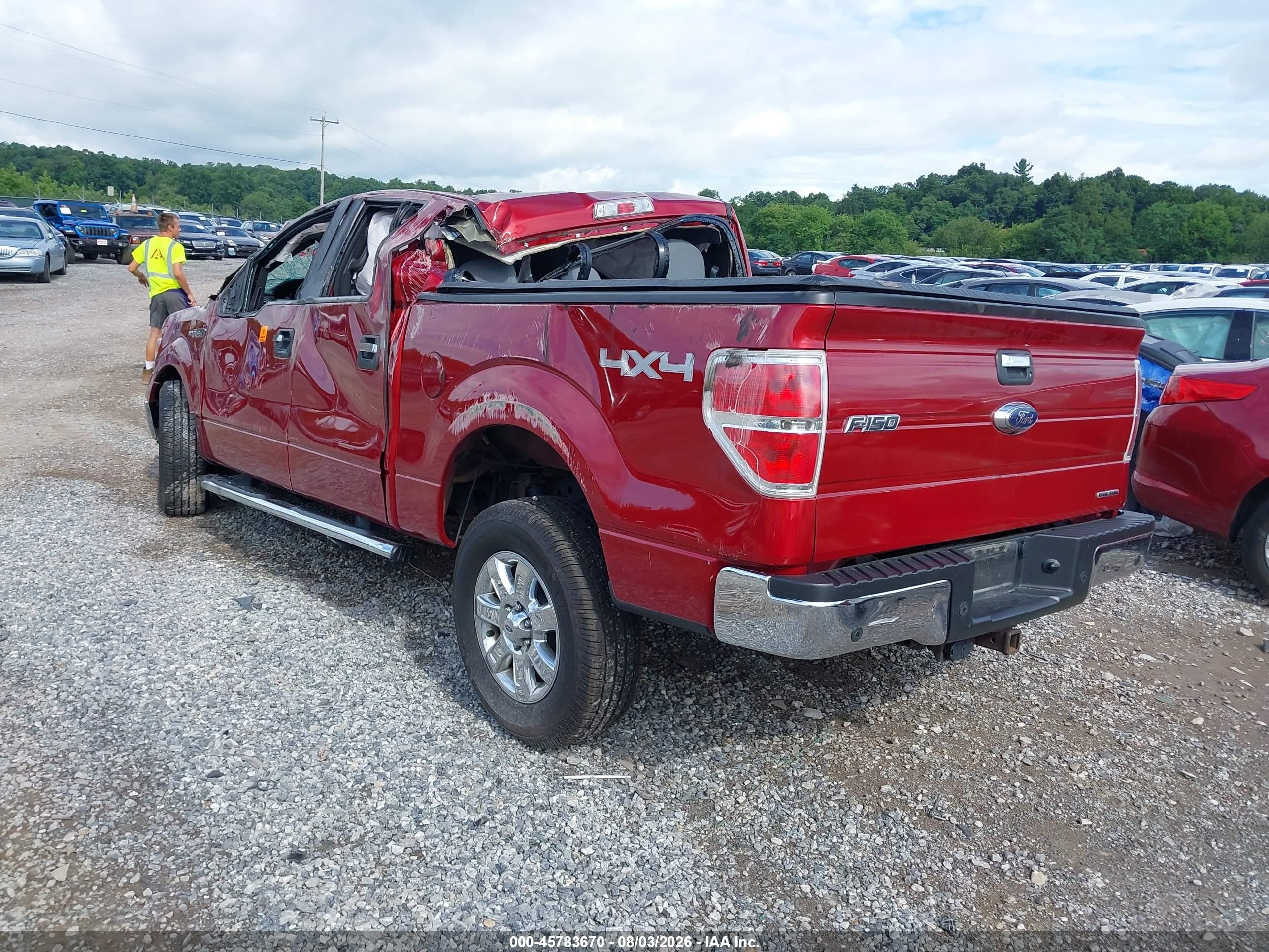 2014 Ford F-150 Xlt Красный vin: 1FTFW1EF5EFB54834