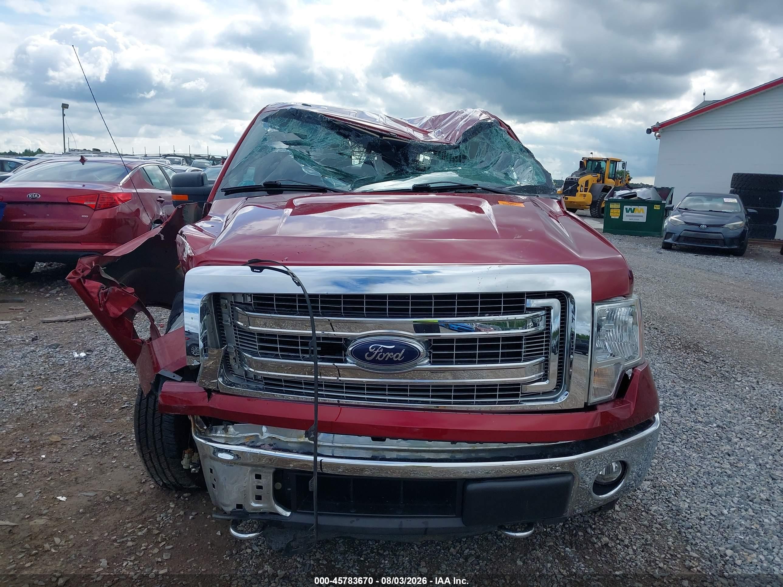 2014 Ford F-150 Xlt Красный vin: 1FTFW1EF5EFB54834