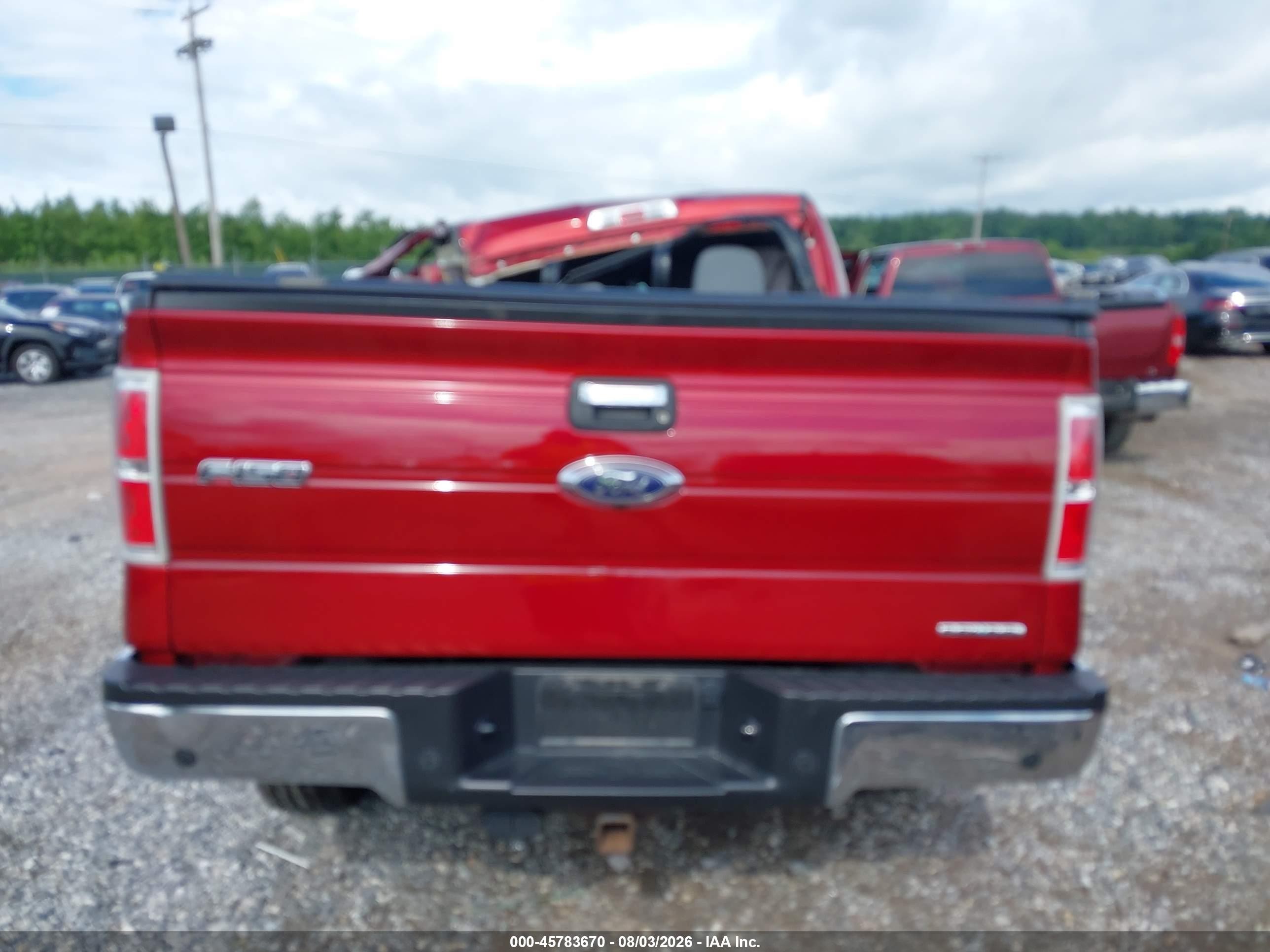 2014 Ford F-150 Xlt Красный vin: 1FTFW1EF5EFB54834