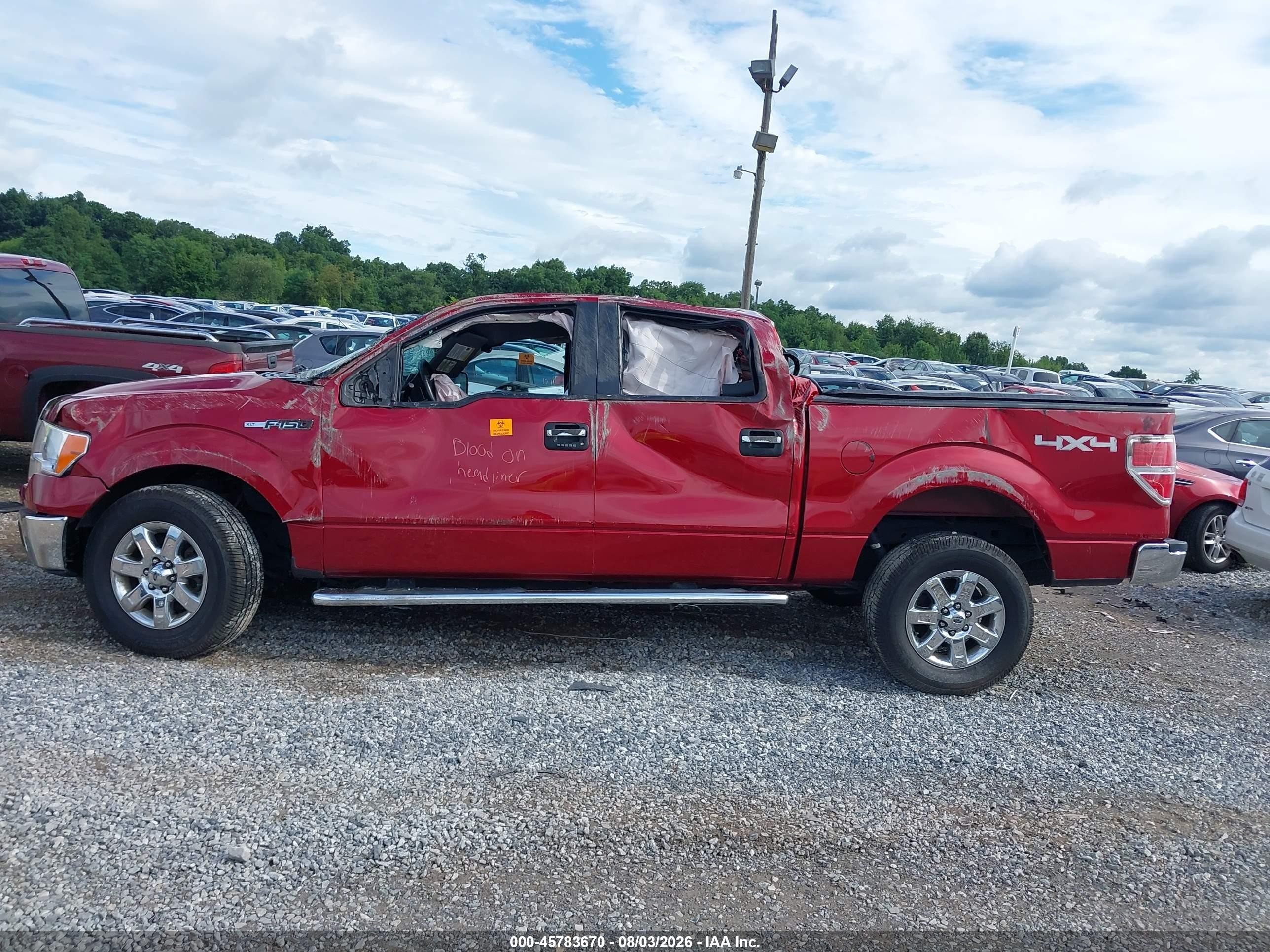 2014 Ford F-150 Xlt Красный vin: 1FTFW1EF5EFB54834