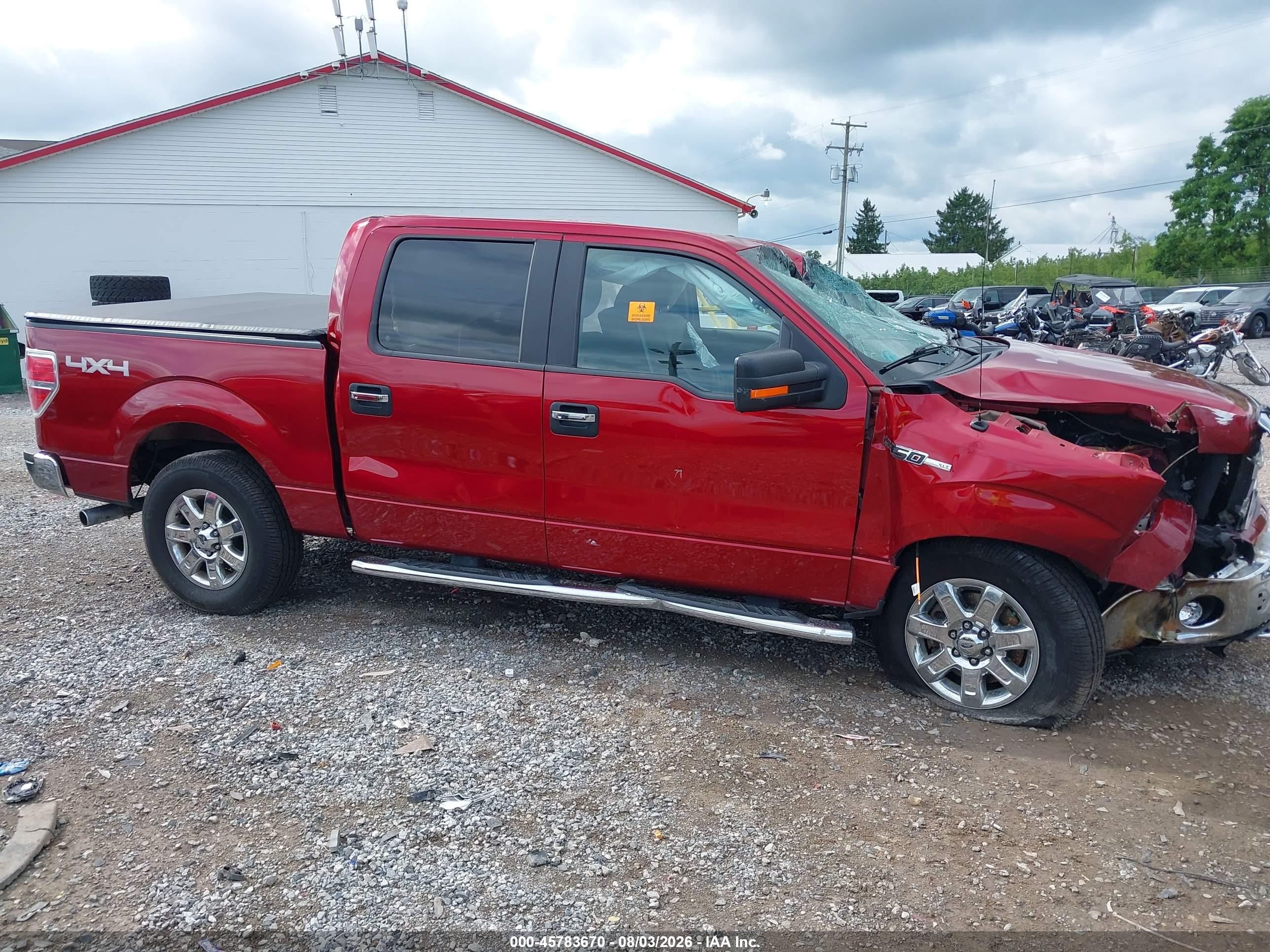 2014 Ford F-150 Xlt Красный vin: 1FTFW1EF5EFB54834