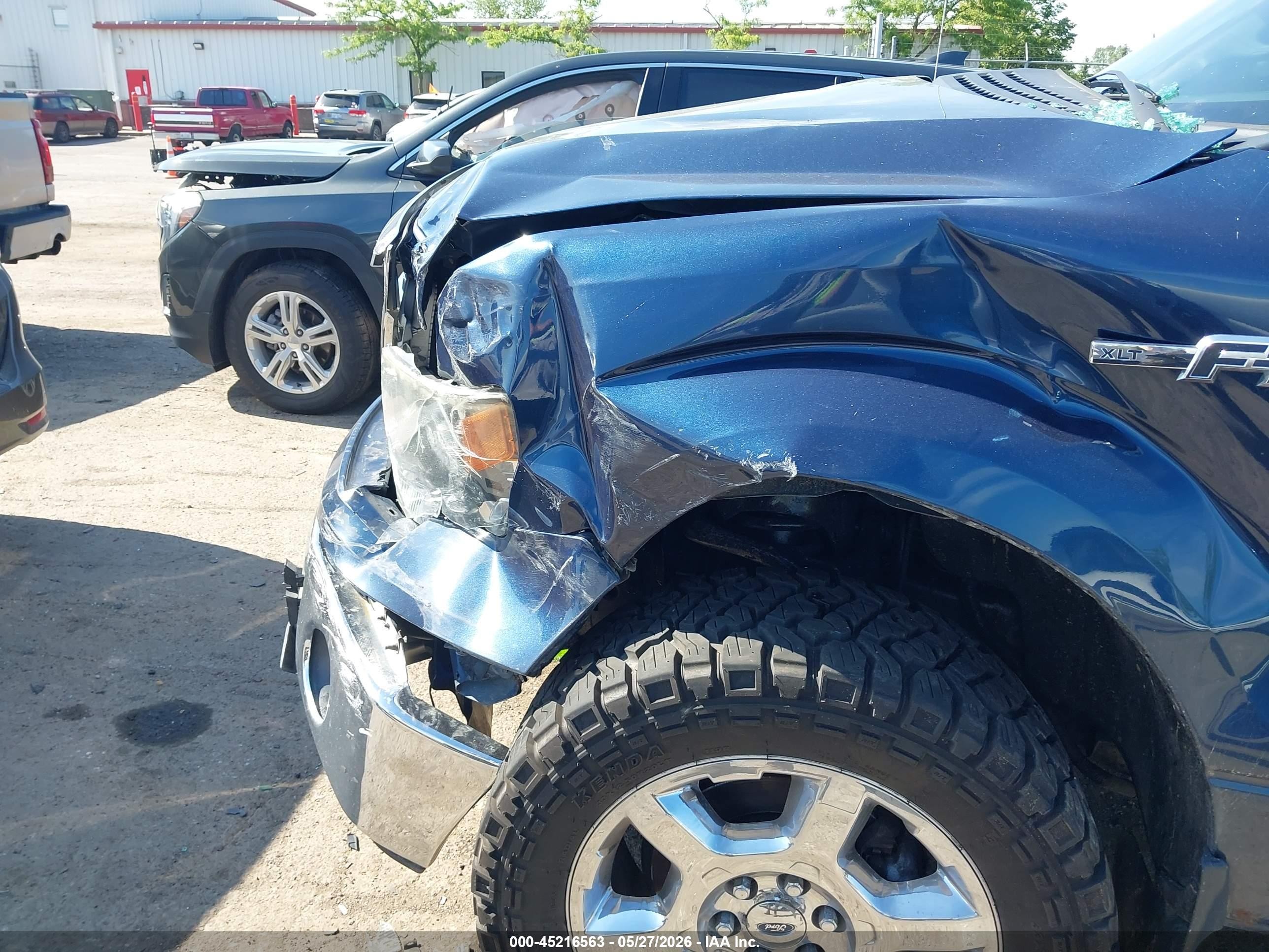 2014 Ford F-150 Xlt Blue vin: 1FTFW1EF5EFB97456