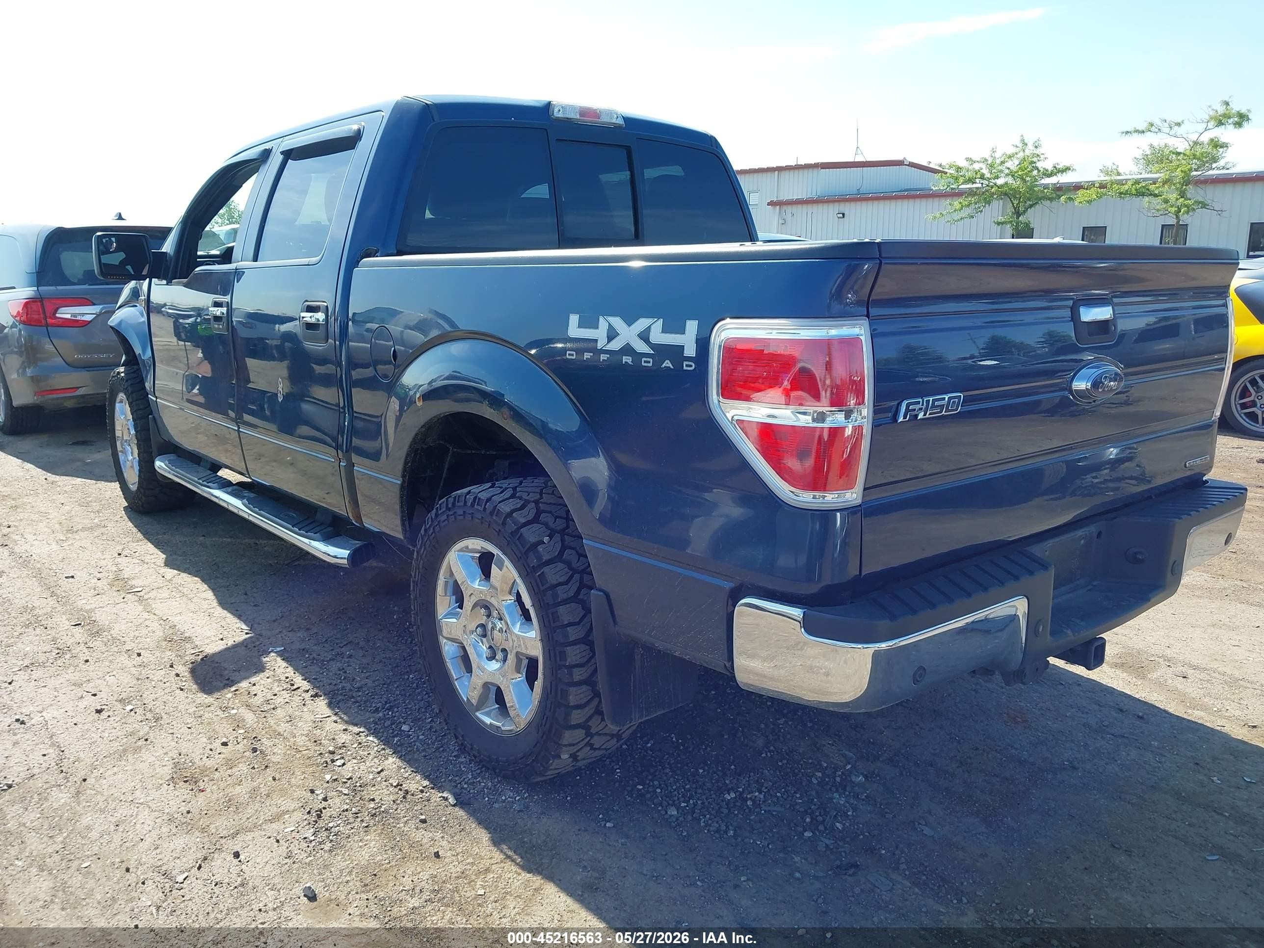 2014 Ford F-150 Xlt Blue vin: 1FTFW1EF5EFB97456