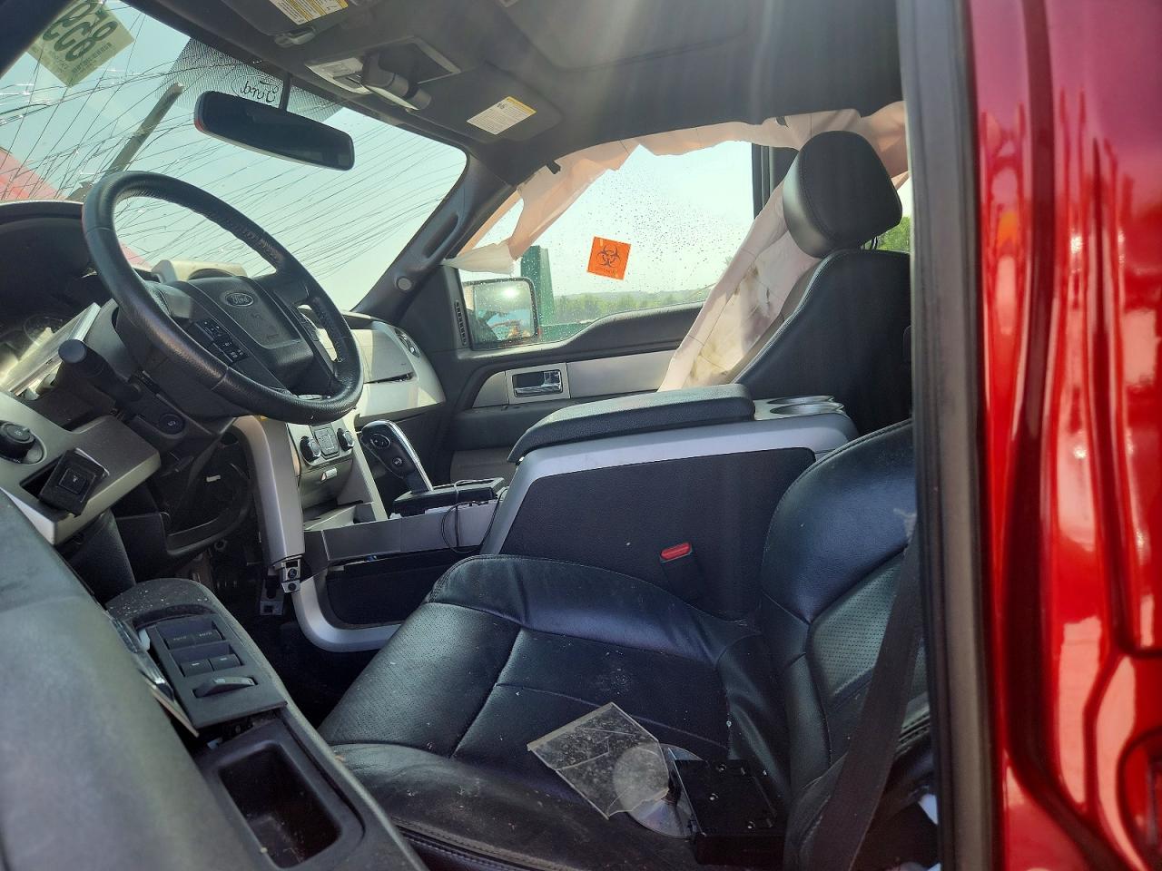 2014 Ford F150 Supercrew Red vin: 1FTFW1EF5EFC75427