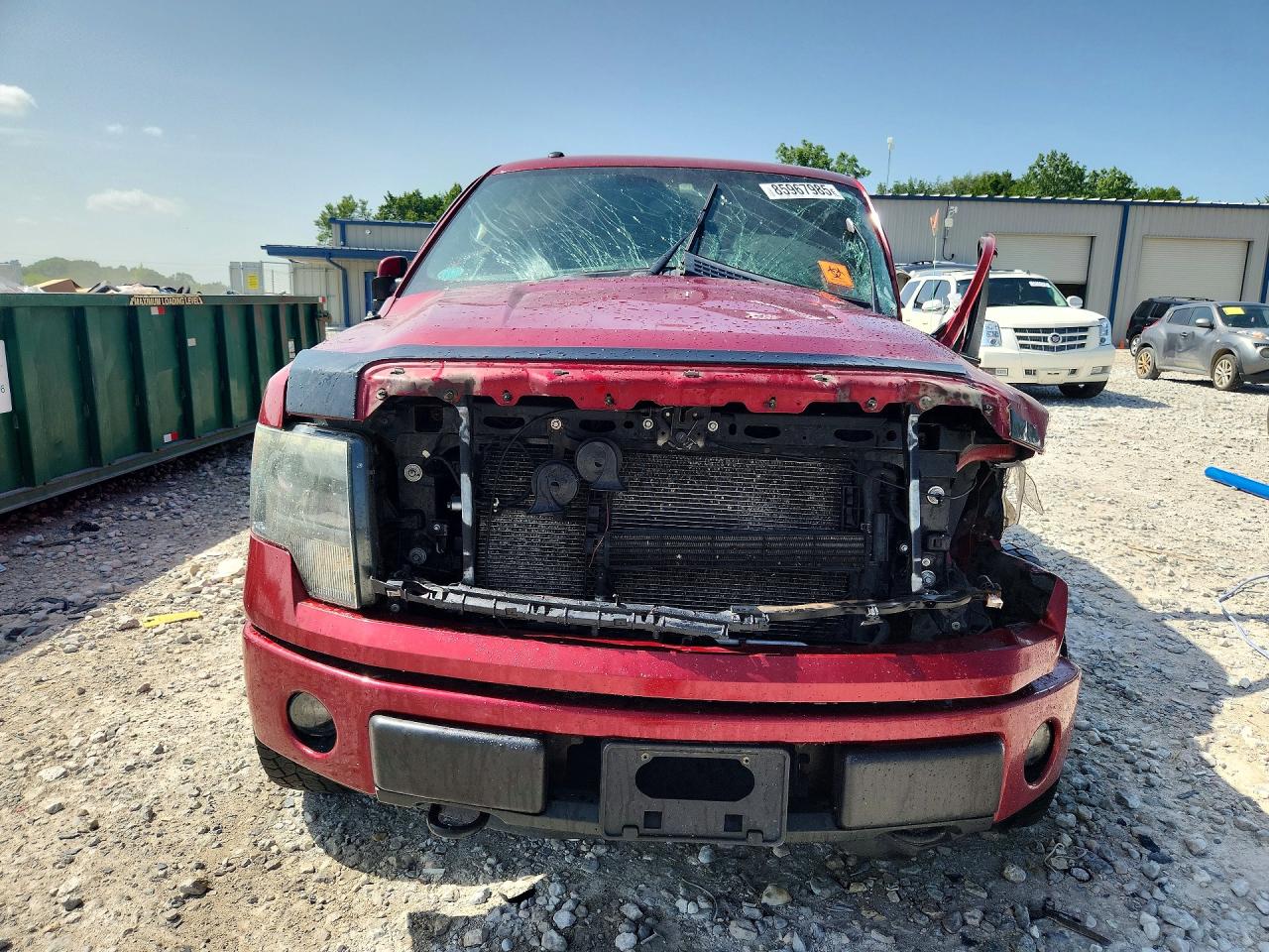 2014 Ford F150 Supercrew Red vin: 1FTFW1EF5EFC75427