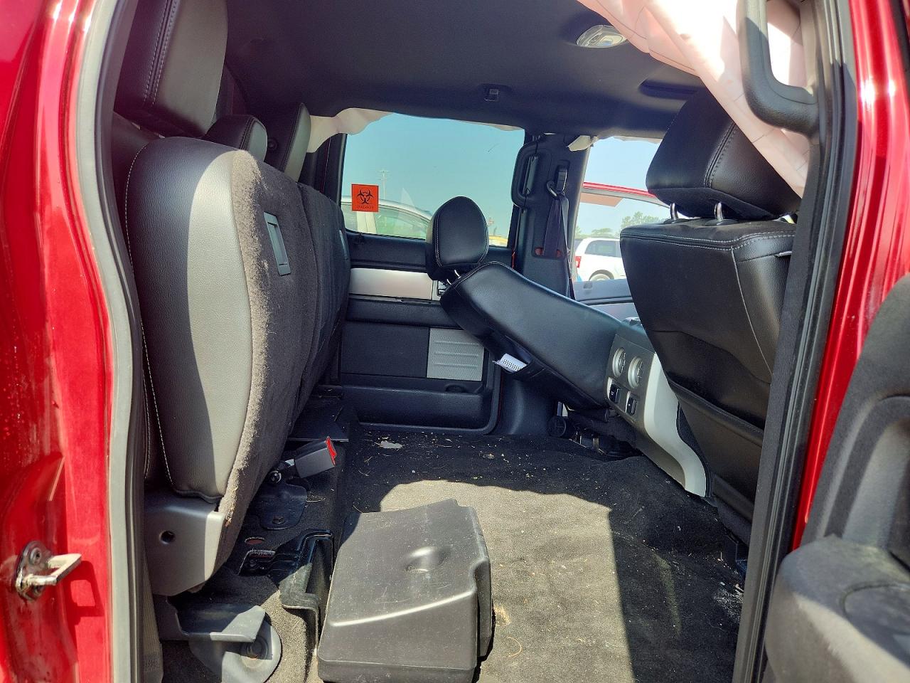 2014 Ford F150 Supercrew Red vin: 1FTFW1EF5EFC75427