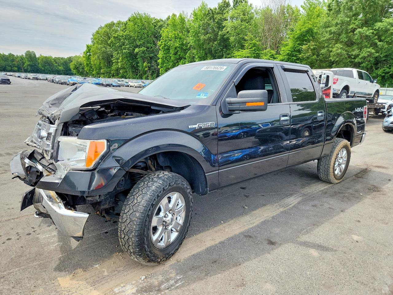 2014 Ford F150 Supercrew Black vin: 1FTFW1EF5EFC88808