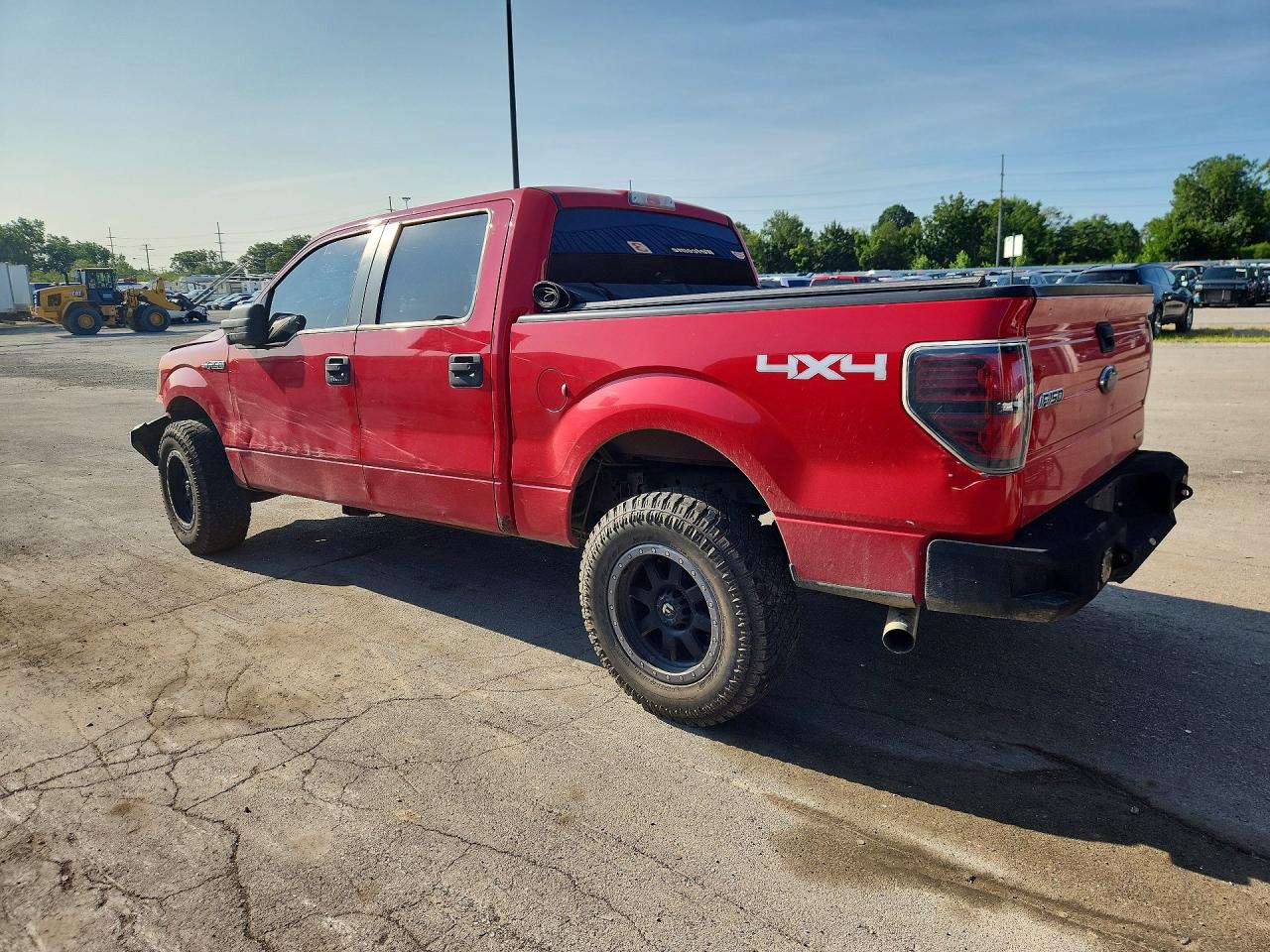 2014 Ford F150 Supercrew Red vin: 1FTFW1EF5EKD12063