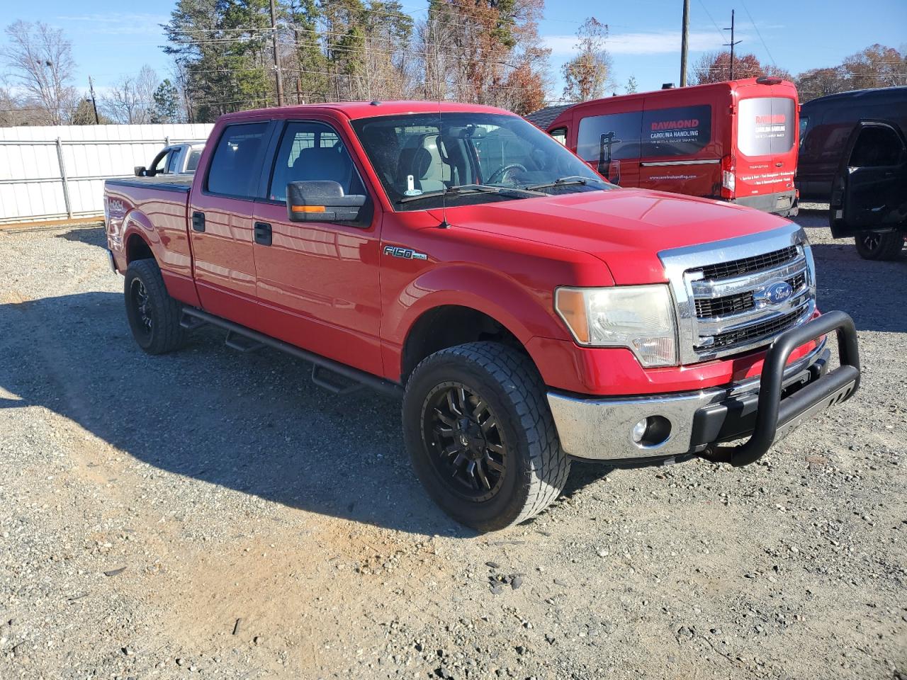 2014 Ford F150 Supercrew Red vin: 1FTFW1EF5EKD34077