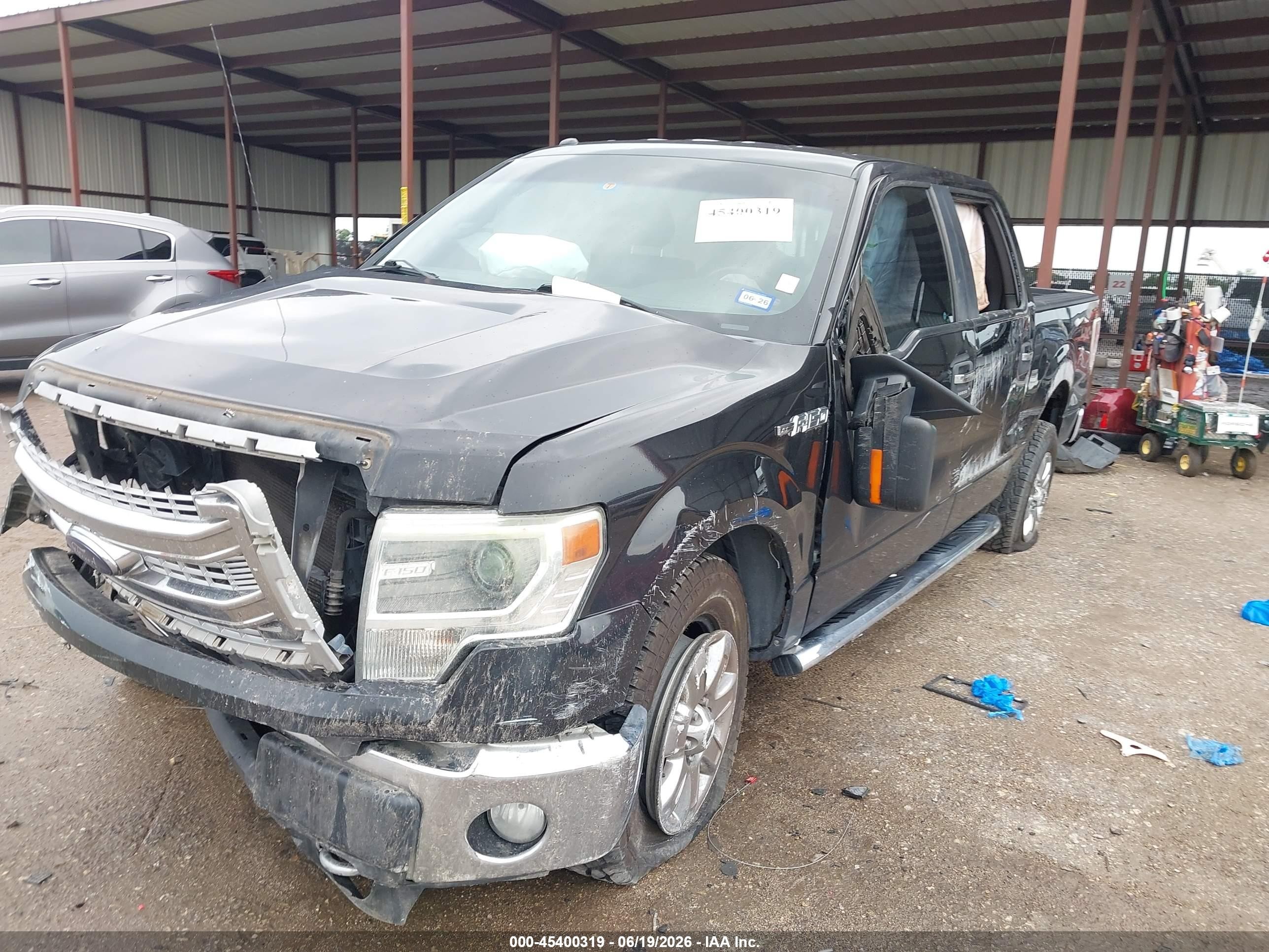 2014 Ford F-150 Xlt Black vin: 1FTFW1EF5EKD73784