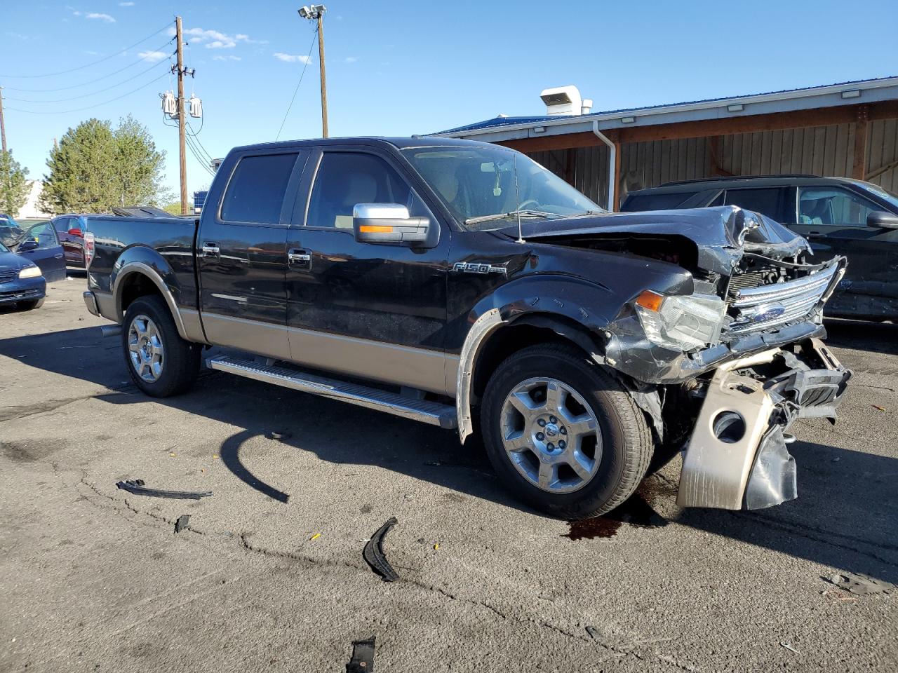 2014 Ford F150 Supercrew Black vin: 1FTFW1EF5EKD74630
