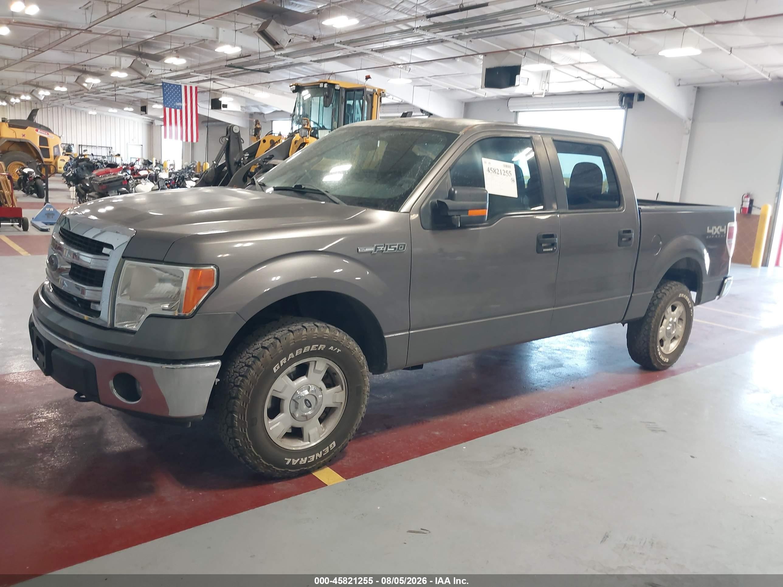2014 Ford F-150 Xlt Gray vin: 1FTFW1EF5EKE26855