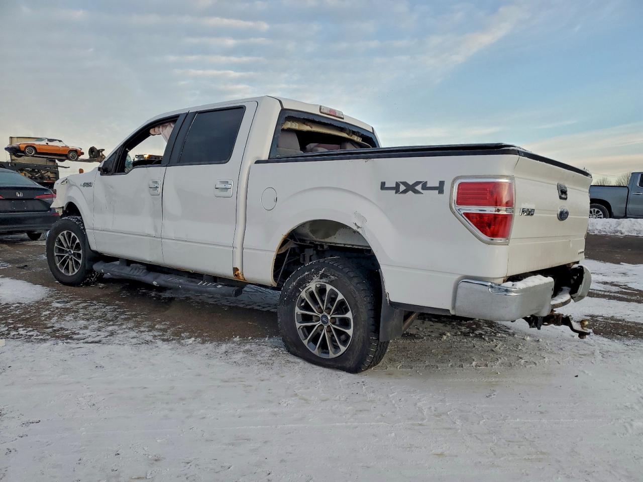 2014 Ford F150 Supercrew White vin: 1FTFW1EF5EKF77243