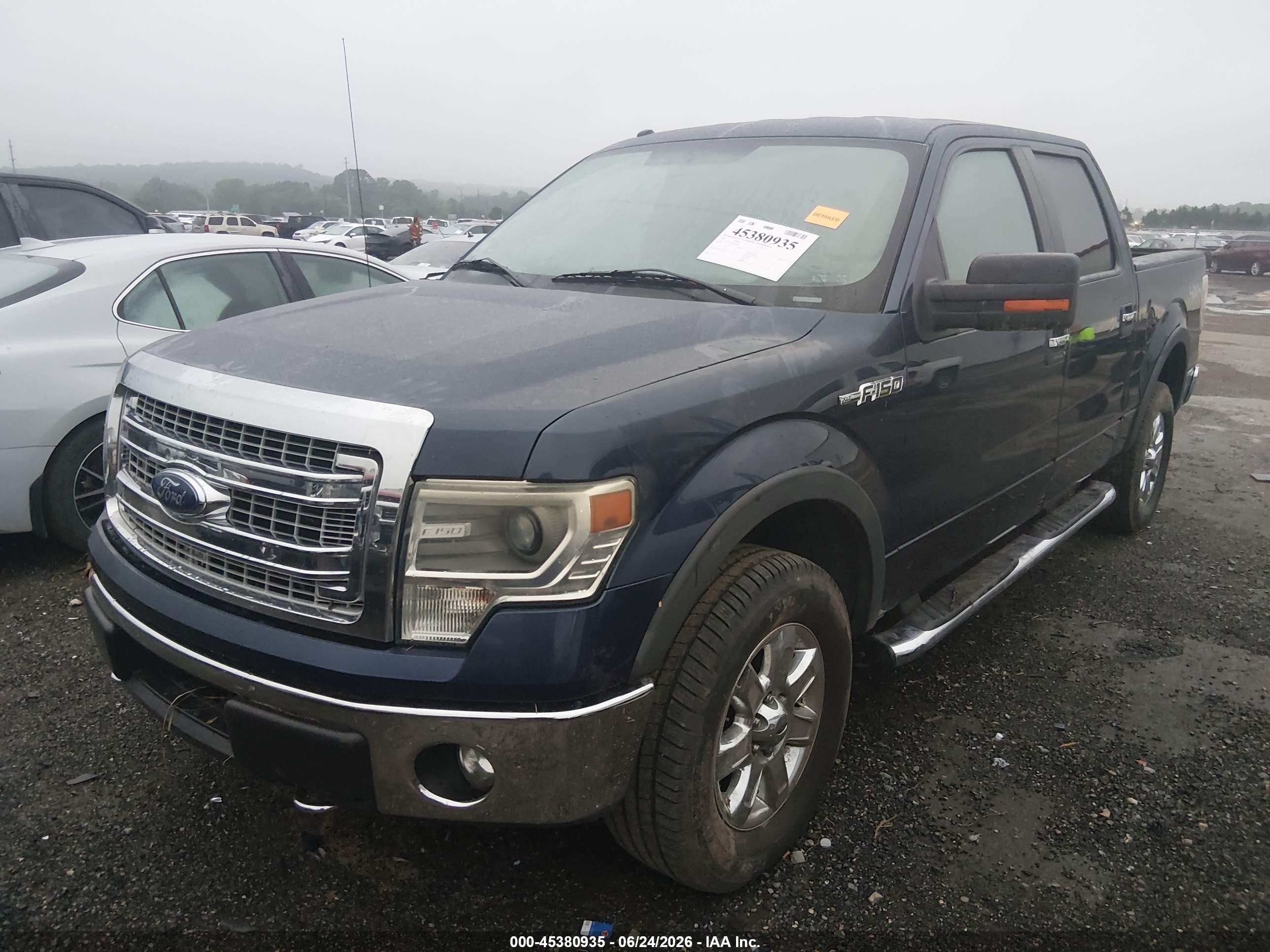 2014 Ford F-150 Xlt Dark Blue vin: 1FTFW1EF5EKF89621