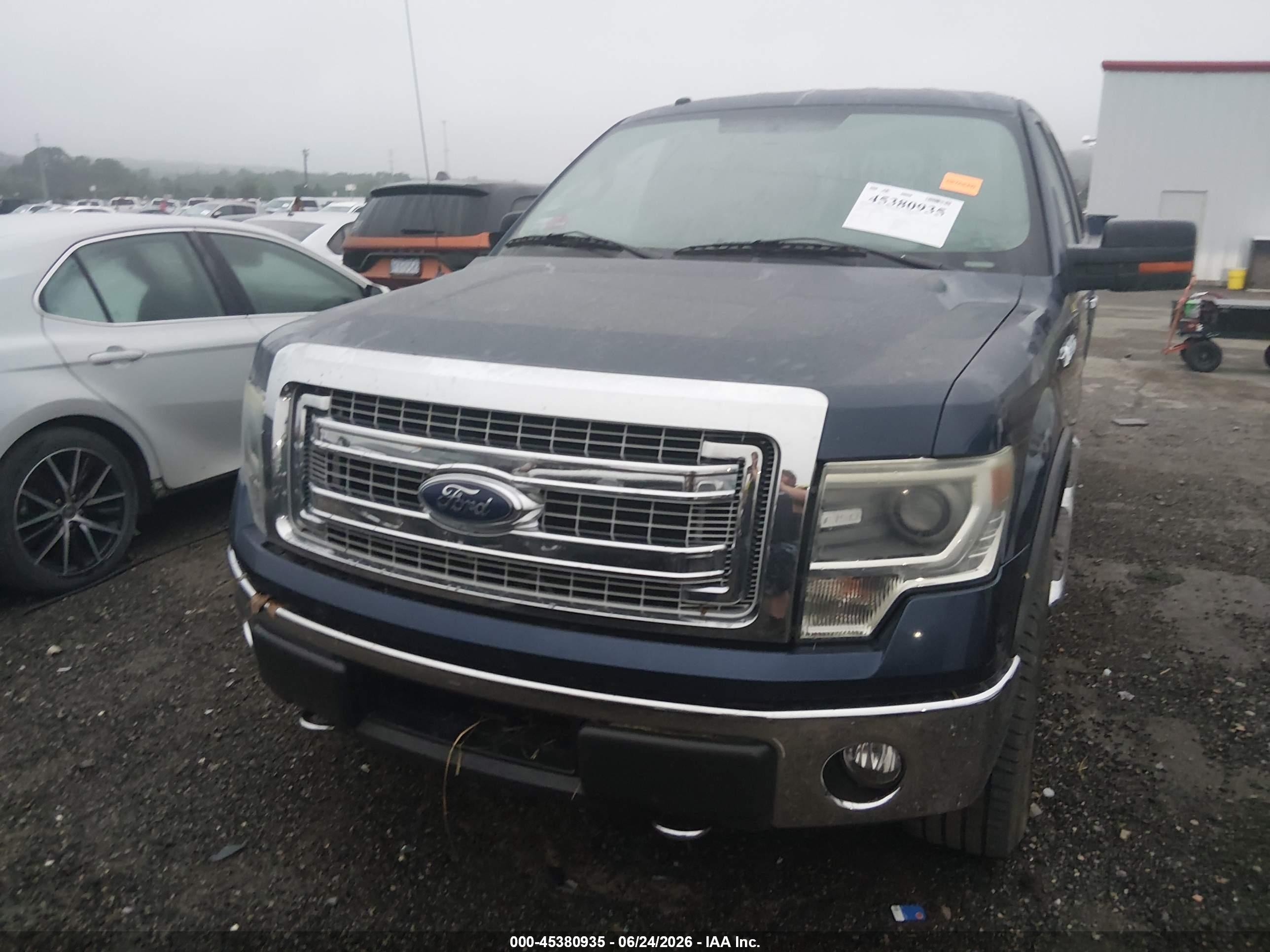 2014 Ford F-150 Xlt Dark Blue vin: 1FTFW1EF5EKF89621