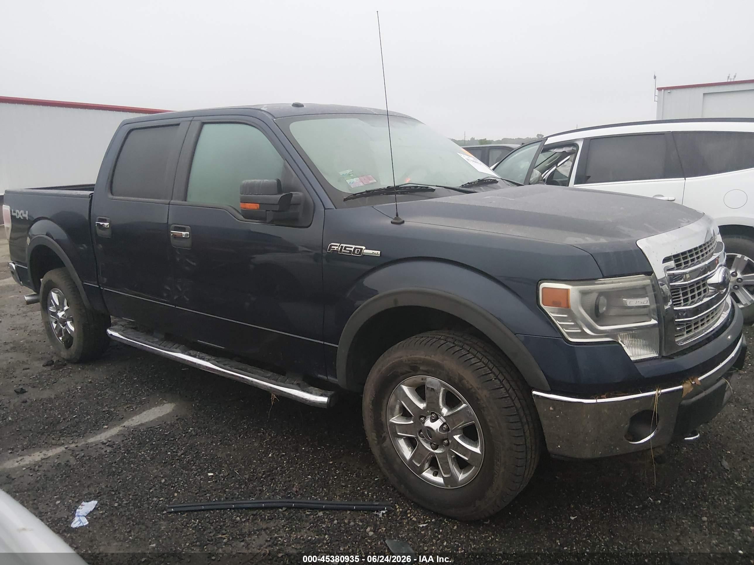 2014 Ford F-150 Xlt Dark Blue vin: 1FTFW1EF5EKF89621