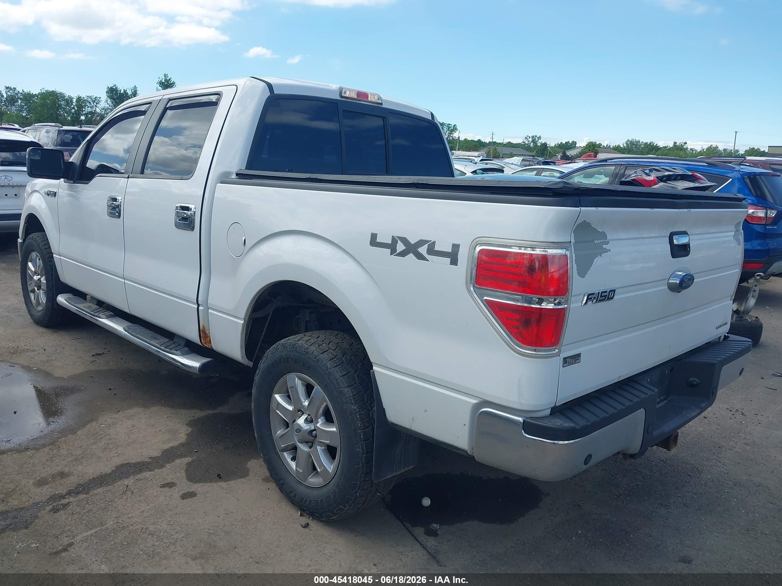 2014 Ford F-150 Xlt White vin: 1FTFW1EF5EKG19054