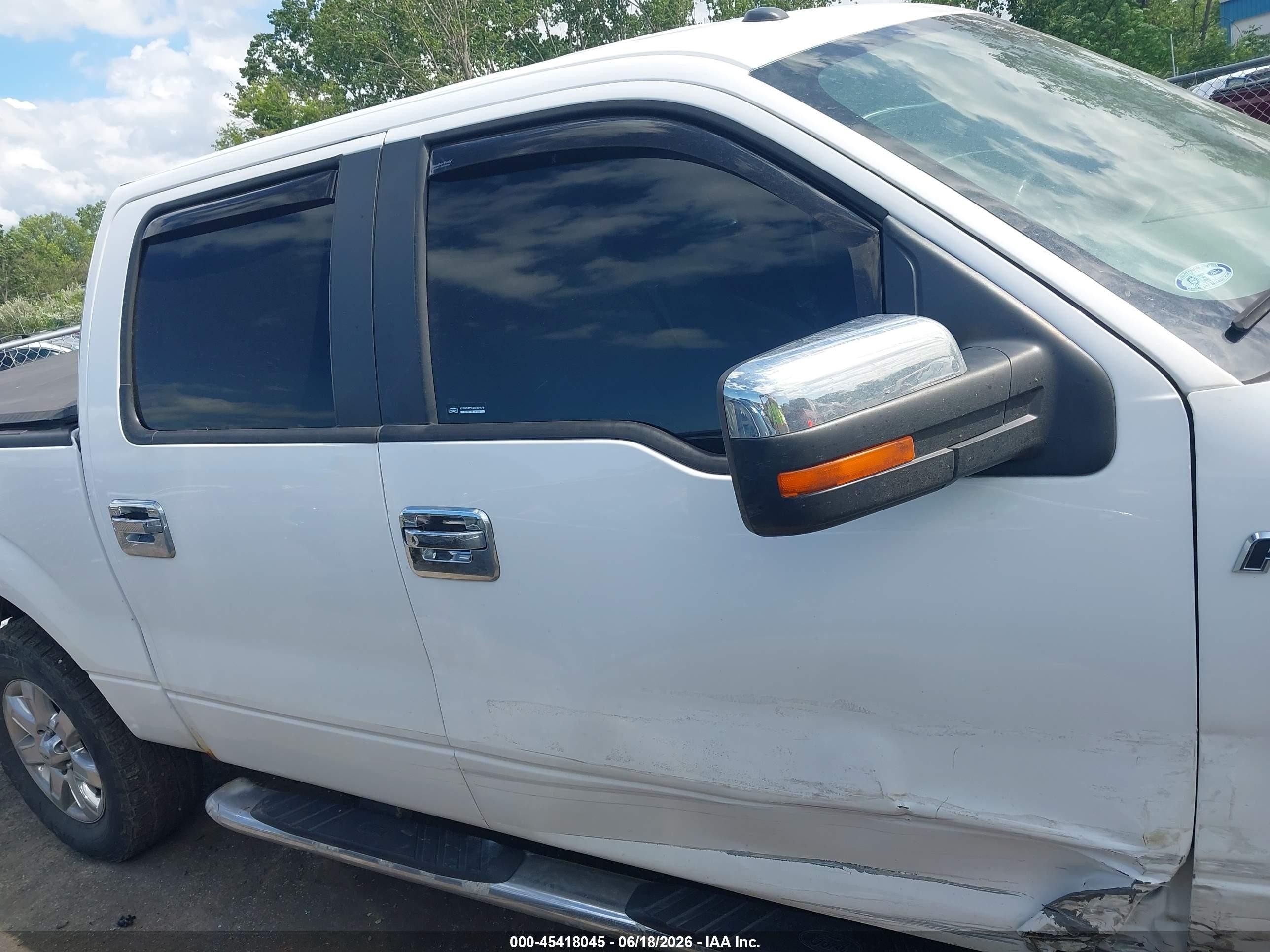 2014 Ford F-150 Xlt White vin: 1FTFW1EF5EKG19054