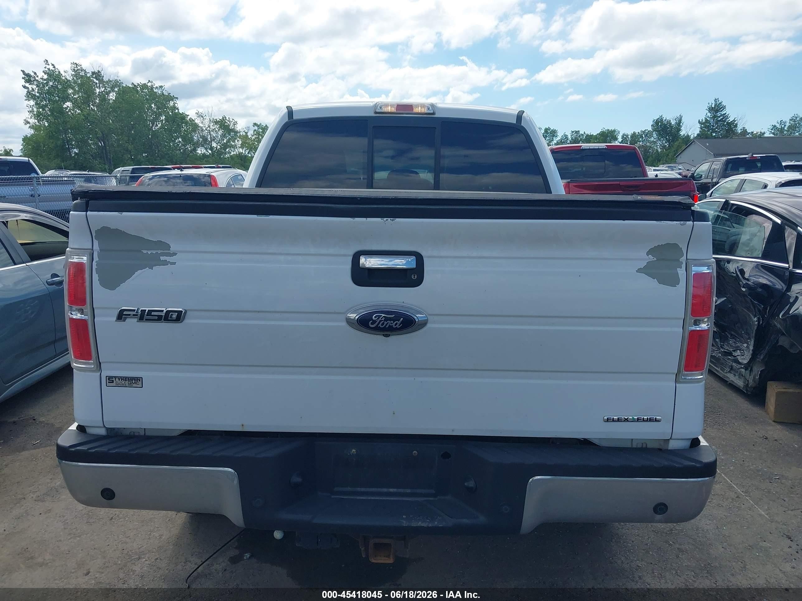 2014 Ford F-150 Xlt White vin: 1FTFW1EF5EKG19054