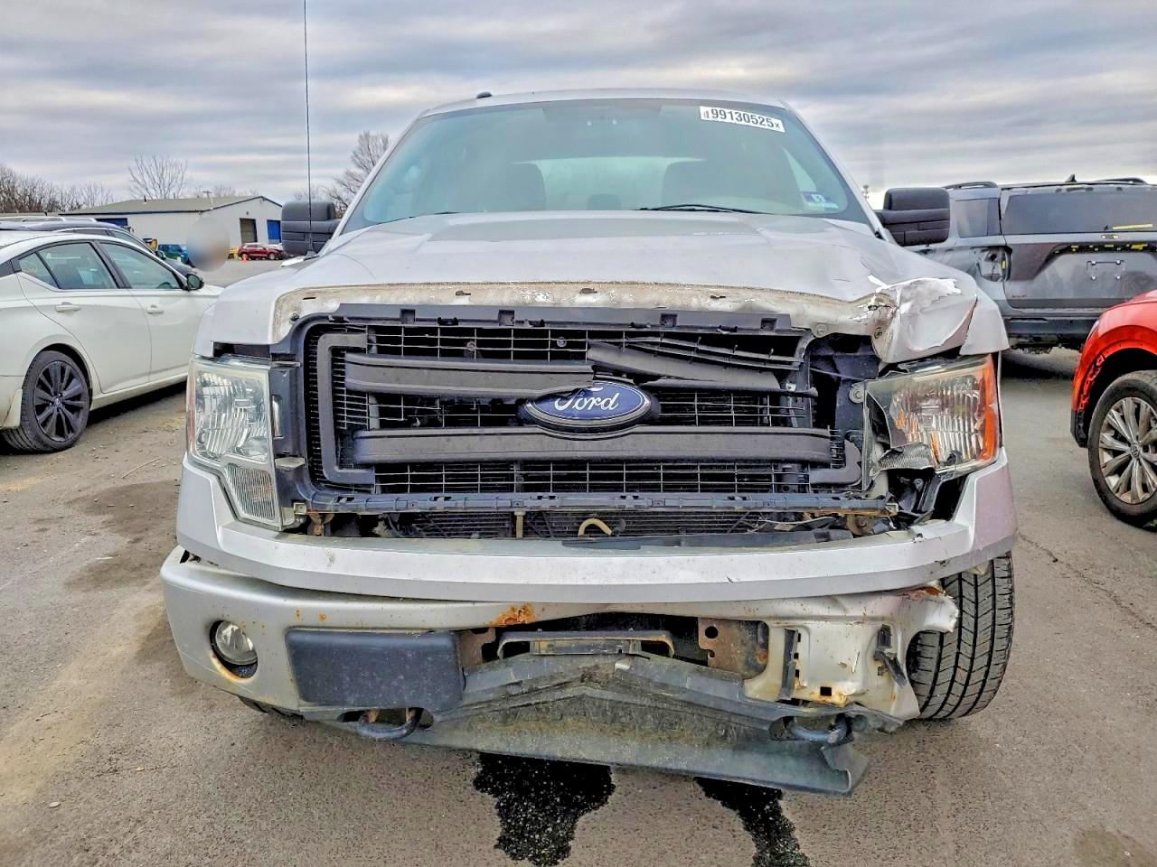 2014 Ford F150 Supercrew Серебряный vin: 1FTFW1EF5EKG40339