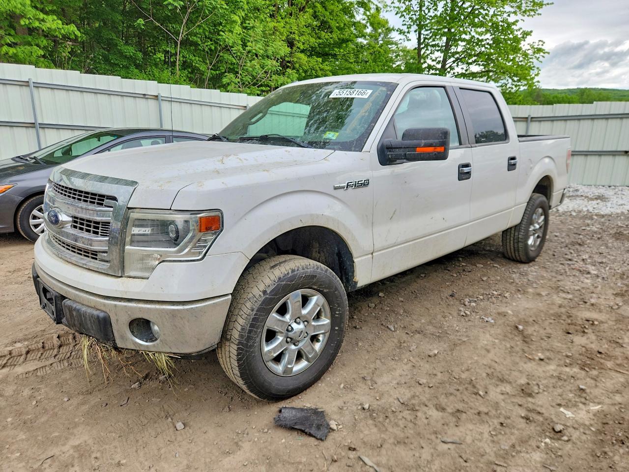 2014 Ford F150 Supercrew White vin: 1FTFW1EF5EKG55956