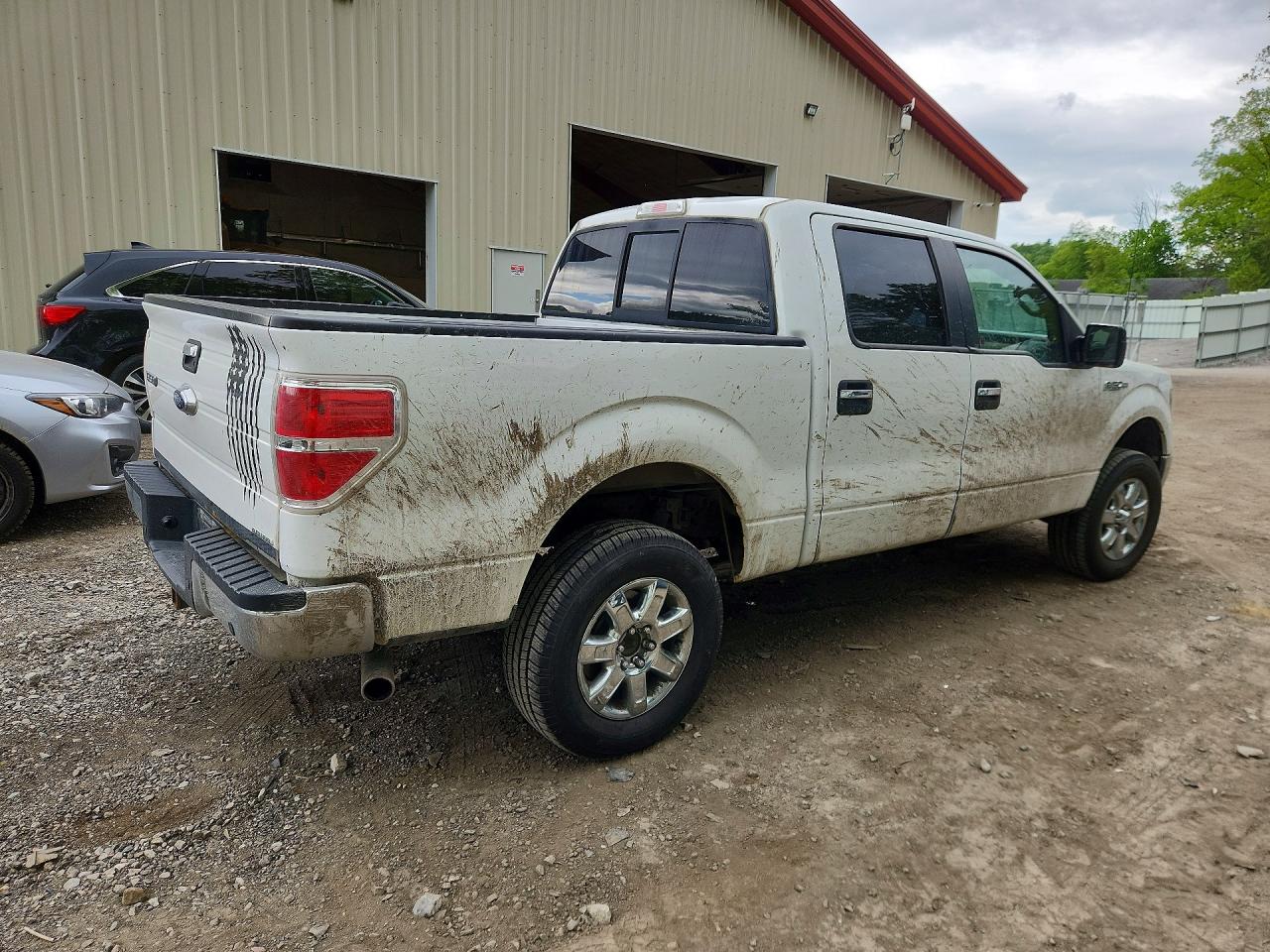 2014 Ford F150 Supercrew White vin: 1FTFW1EF5EKG55956