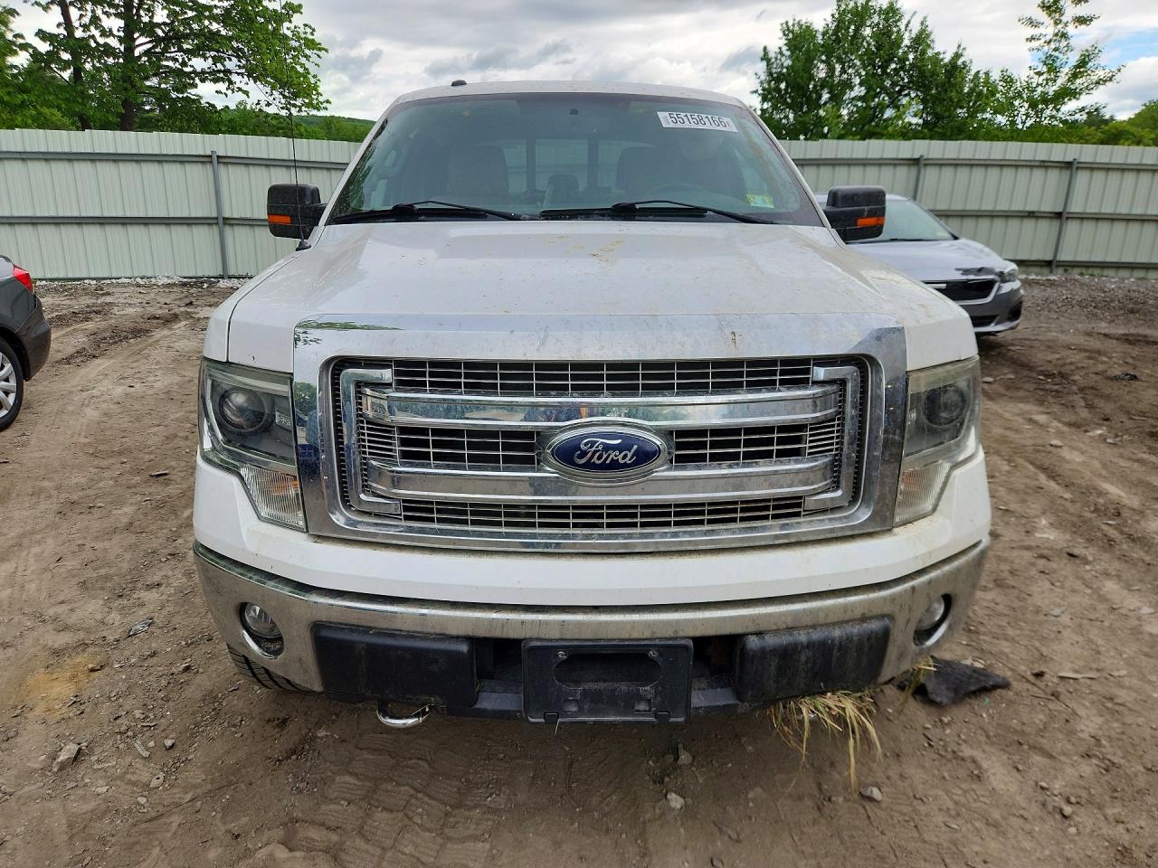 2014 Ford F150 Supercrew White vin: 1FTFW1EF5EKG55956