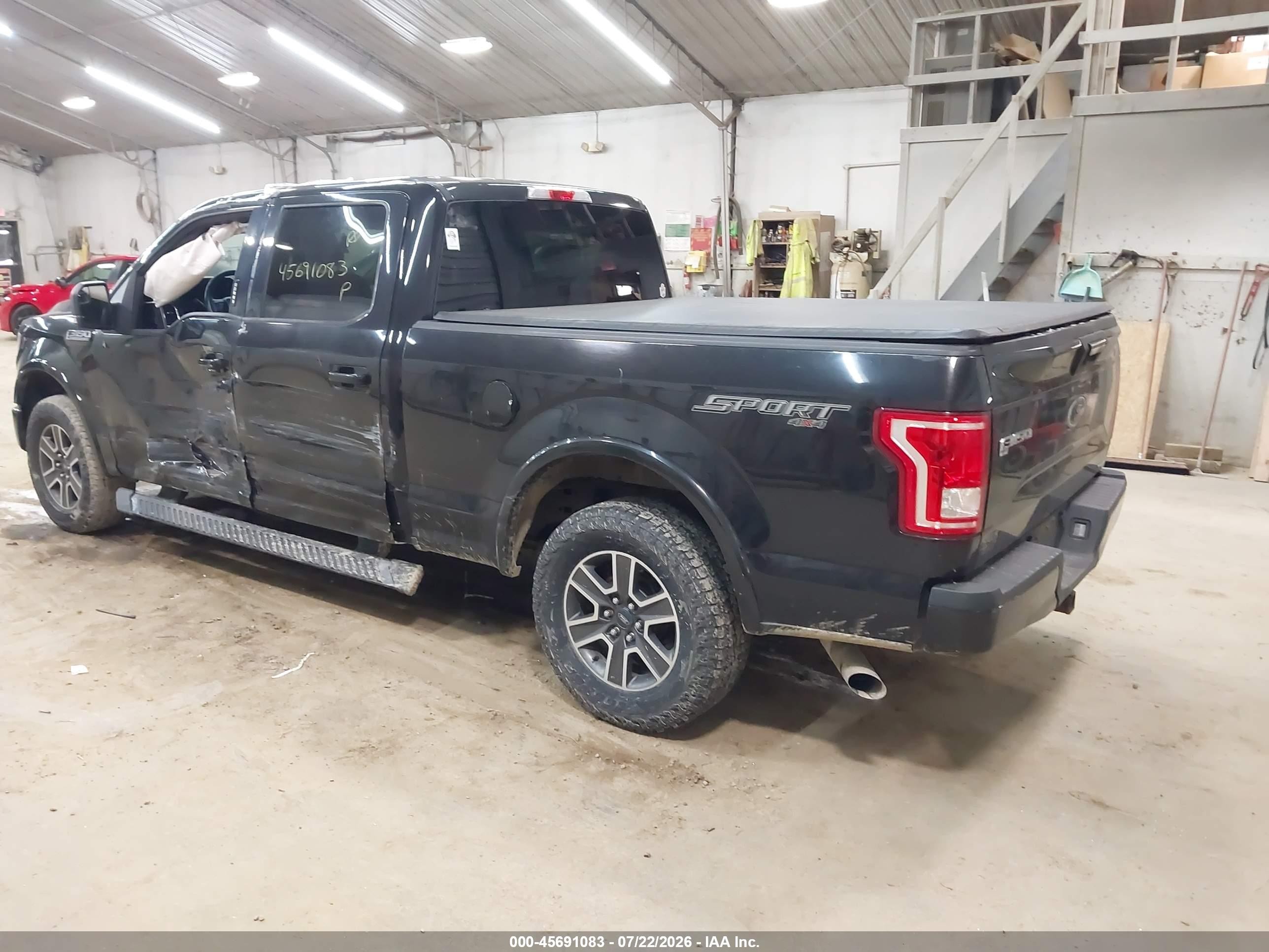 2015 Ford F-150 Xlt Black vin: 1FTFW1EF5FFA07026
