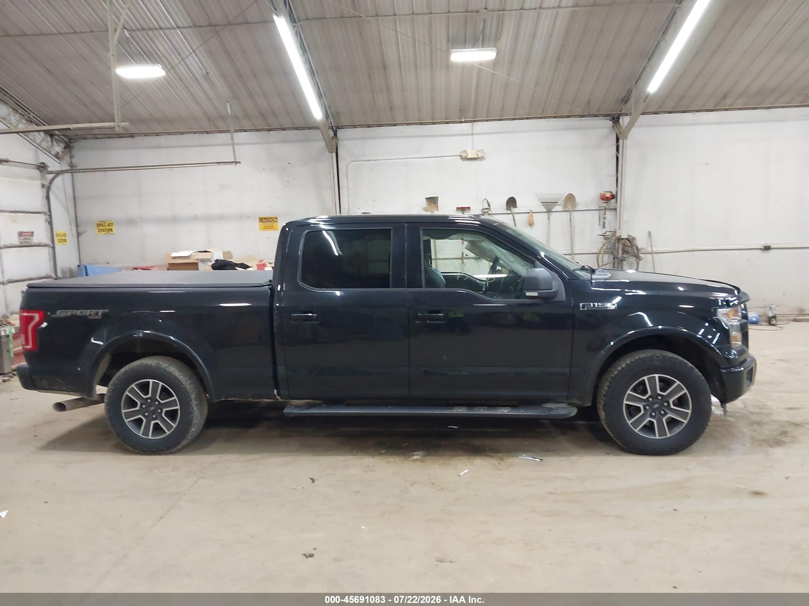 2015 Ford F-150 Xlt Black vin: 1FTFW1EF5FFA07026