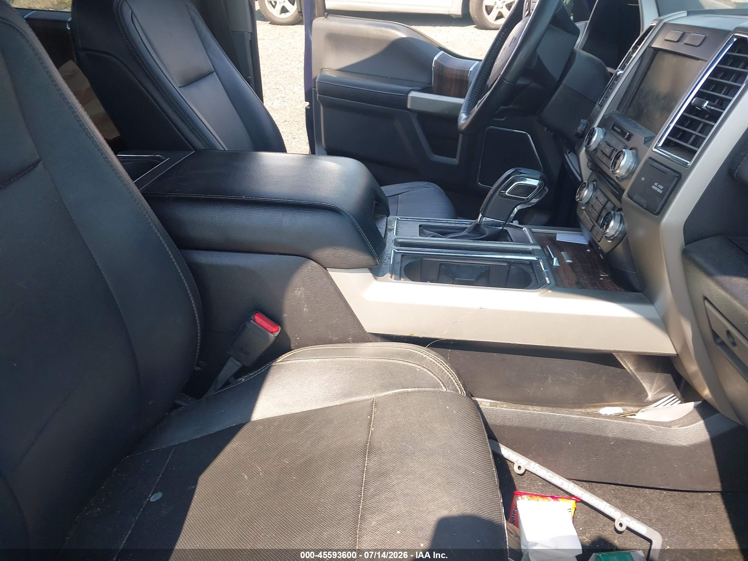 2015 Ford F-150 Lariat Blue vin: 1FTFW1EF5FFA21220