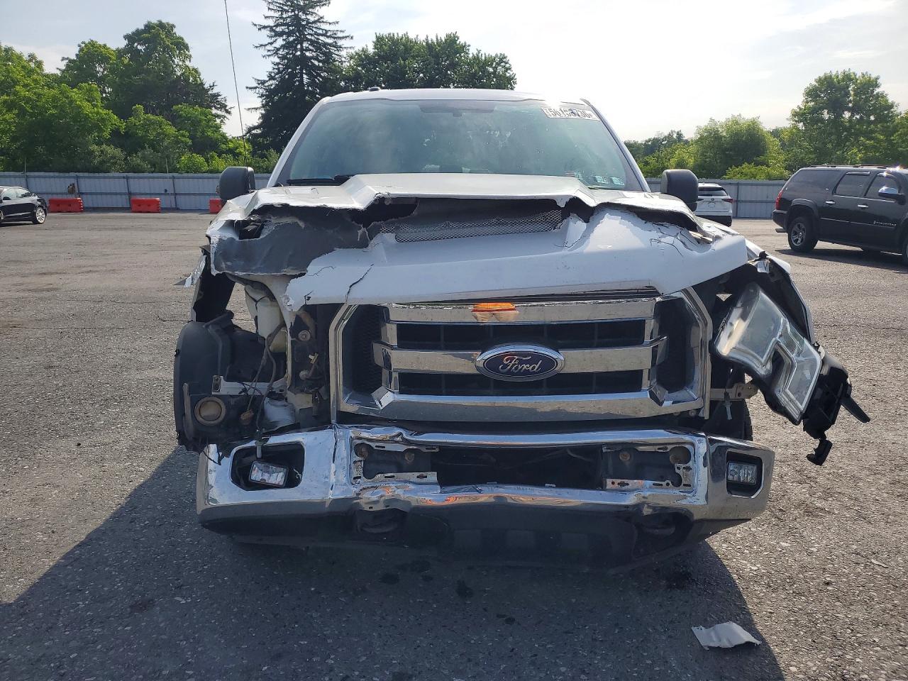 2015 Ford F150 Supercrew White vin: 1FTFW1EF5FFB50140