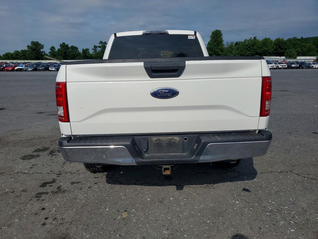 2015 Ford F150 Supercrew White vin: 1FTFW1EF5FFB50140