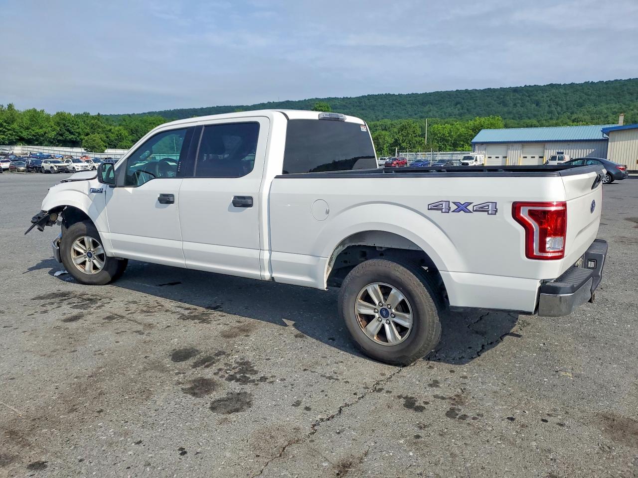 2015 Ford F150 Supercrew White vin: 1FTFW1EF5FFB50140