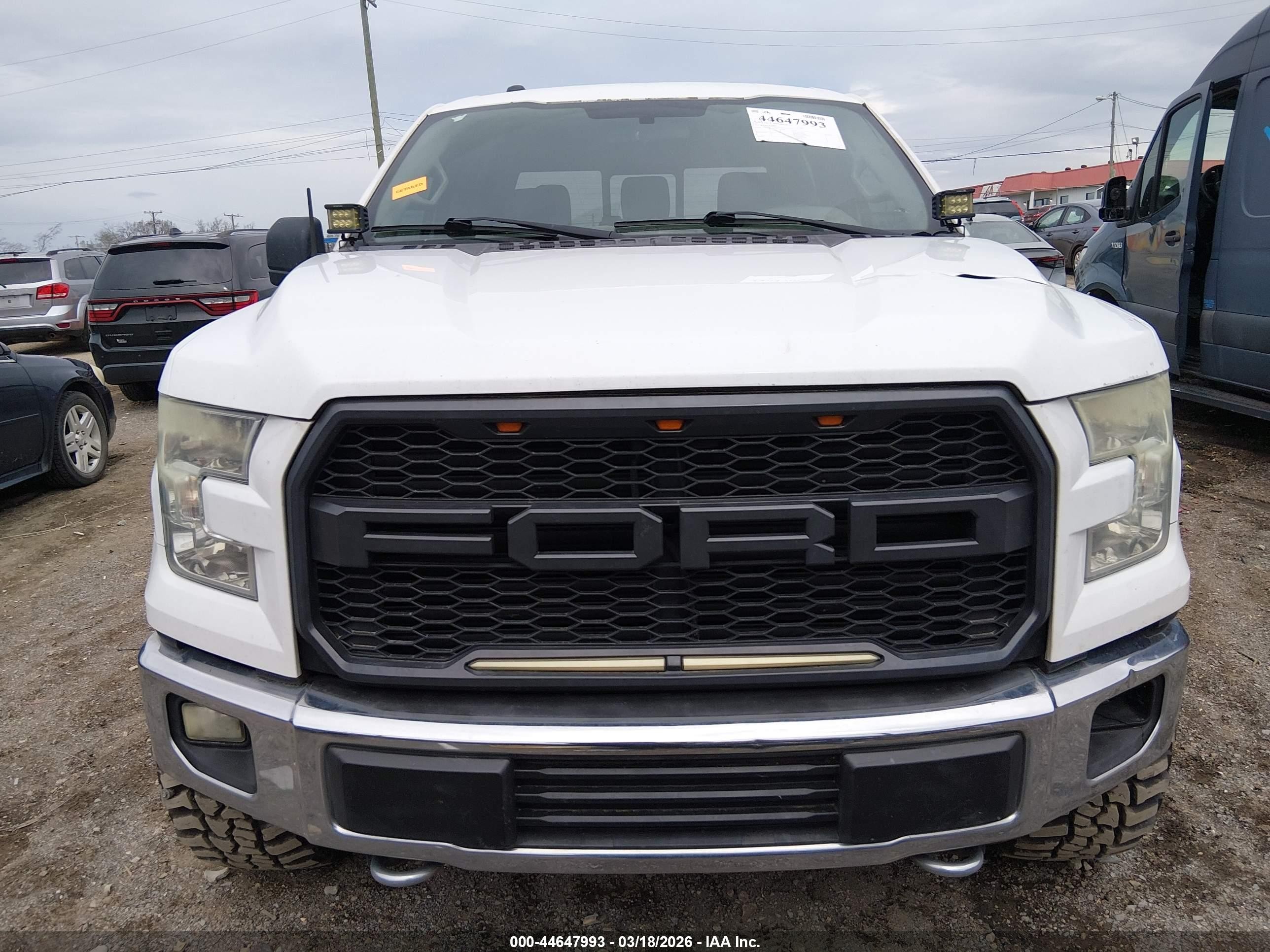 2015 Ford F-150 Xlt White vin: 1FTFW1EF5FKE22189