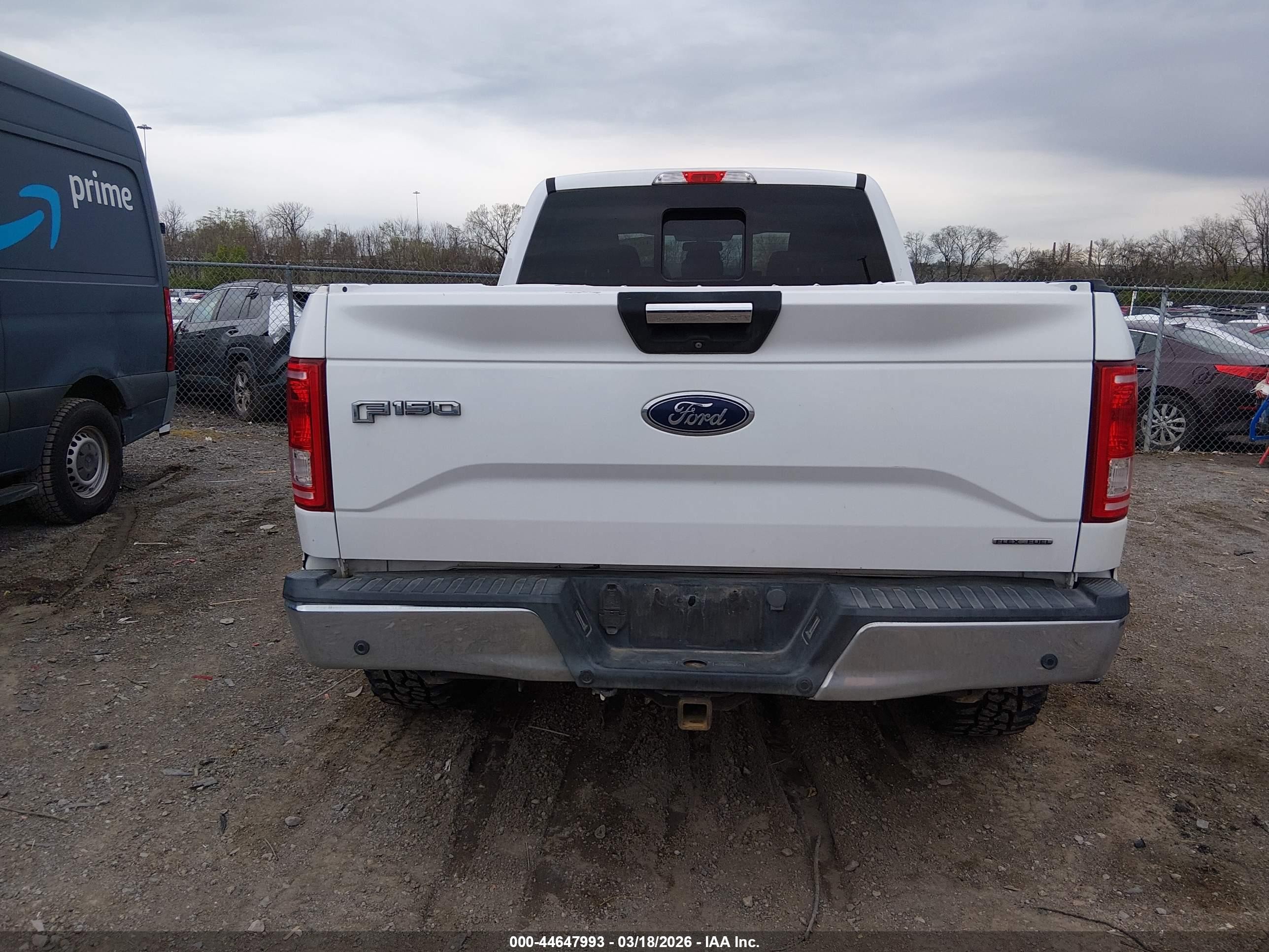 2015 Ford F-150 Xlt White vin: 1FTFW1EF5FKE22189