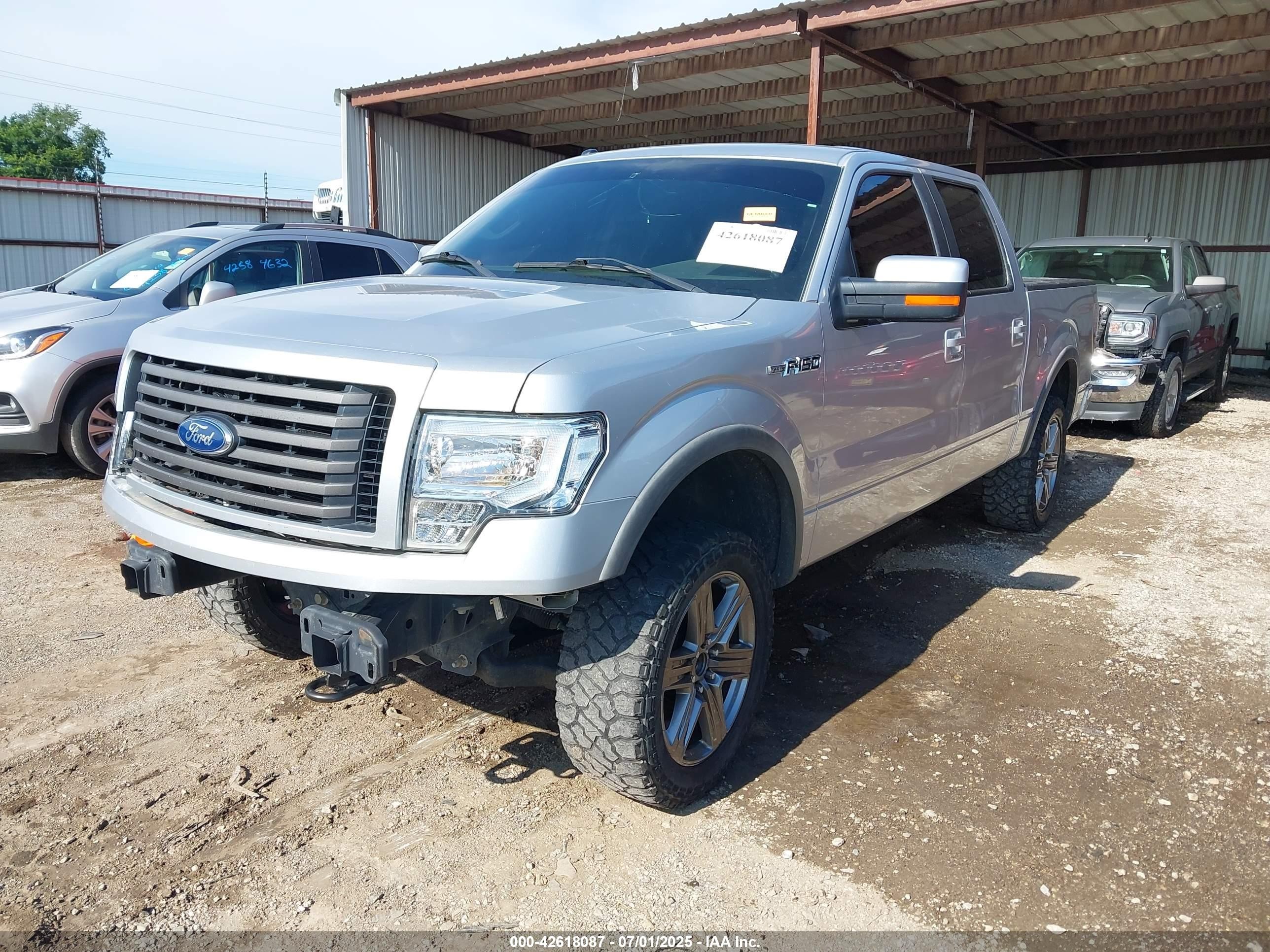 2011 Ford F-150 Fx4 Silver vin: 1FTFW1EF6BFC76663