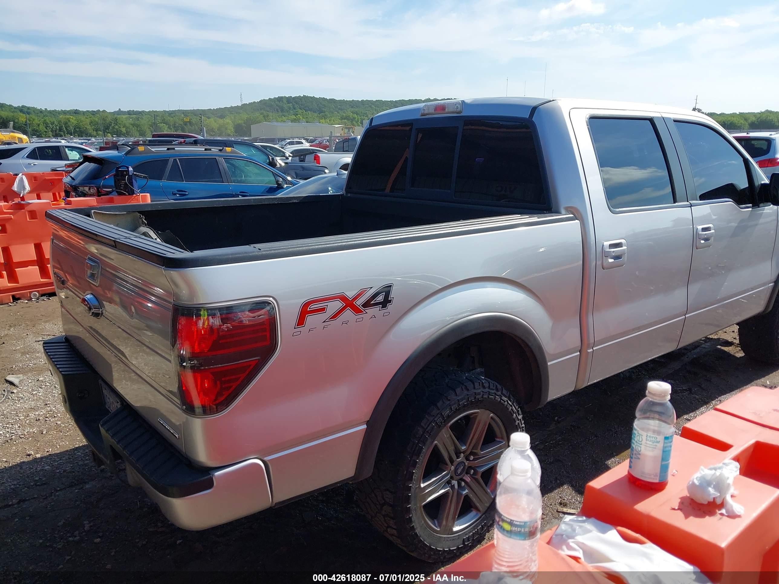 2011 Ford F-150 Fx4 Silver vin: 1FTFW1EF6BFC76663