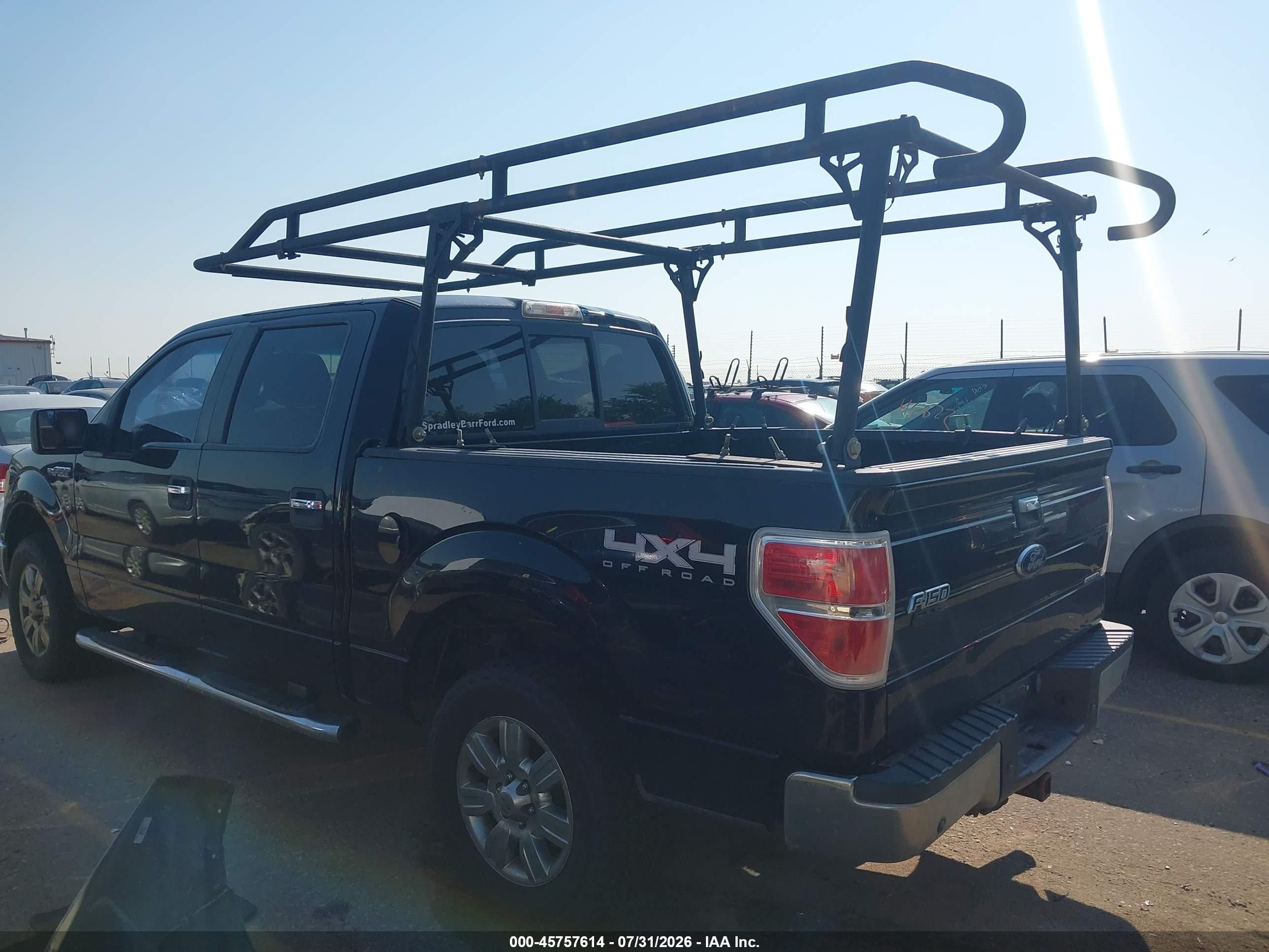 2011 Ford F-150 Xlt Black vin: 1FTFW1EF6BFD35257