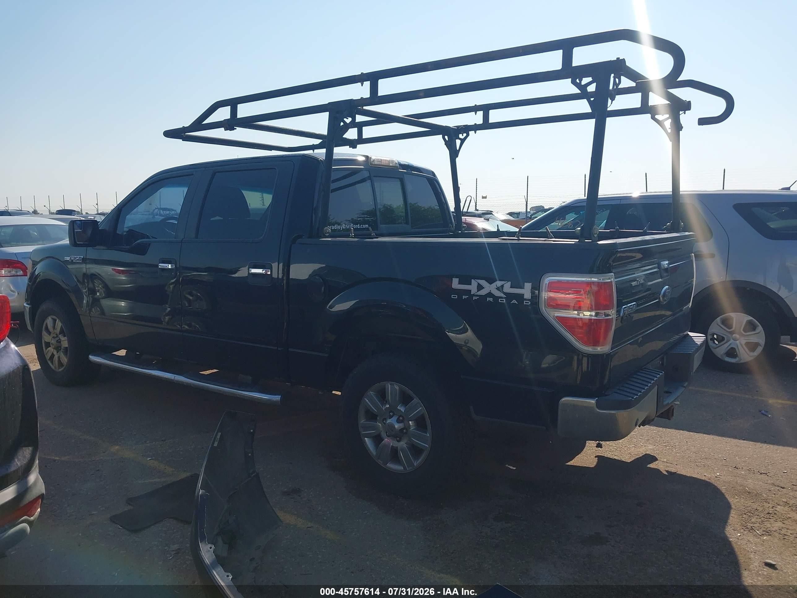 2011 Ford F-150 Xlt Black vin: 1FTFW1EF6BFD35257