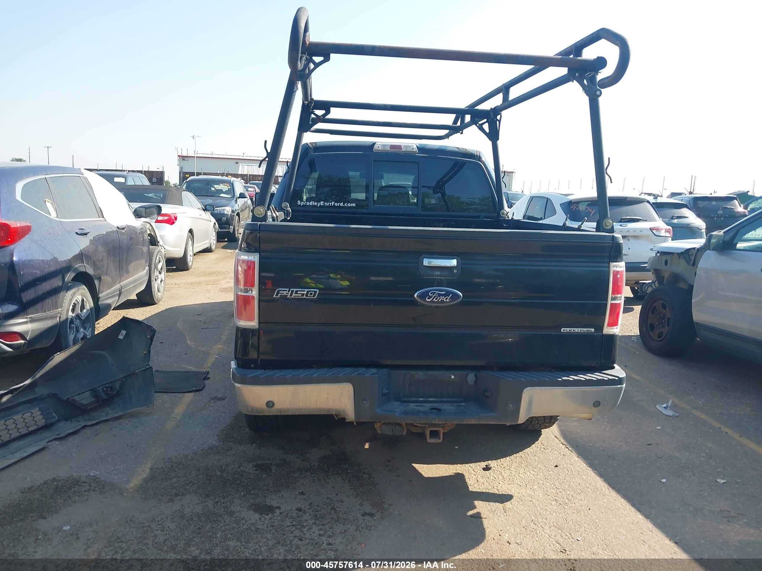 2011 Ford F-150 Xlt Black vin: 1FTFW1EF6BFD35257