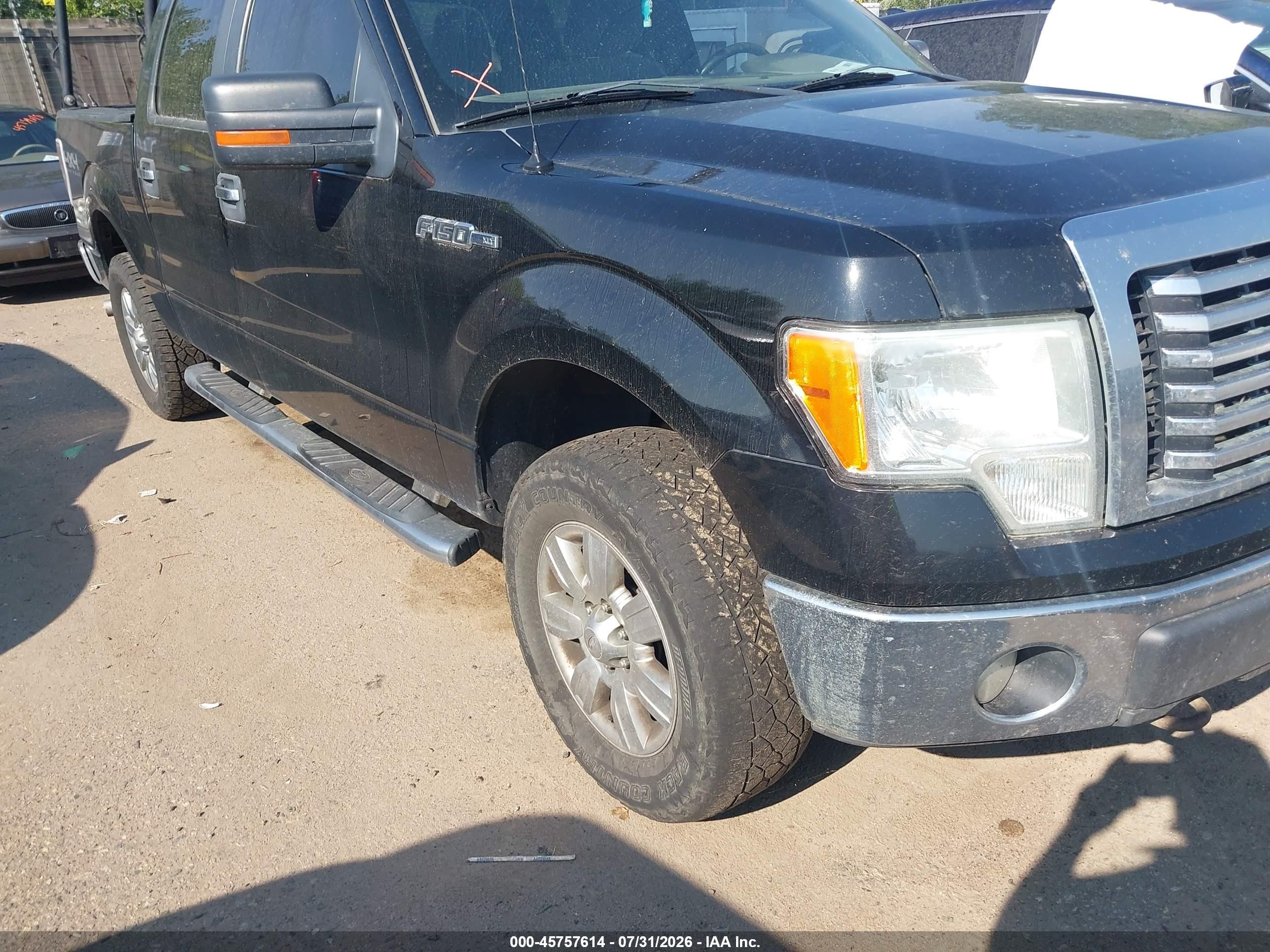 2011 Ford F-150 Xlt Black vin: 1FTFW1EF6BFD35257