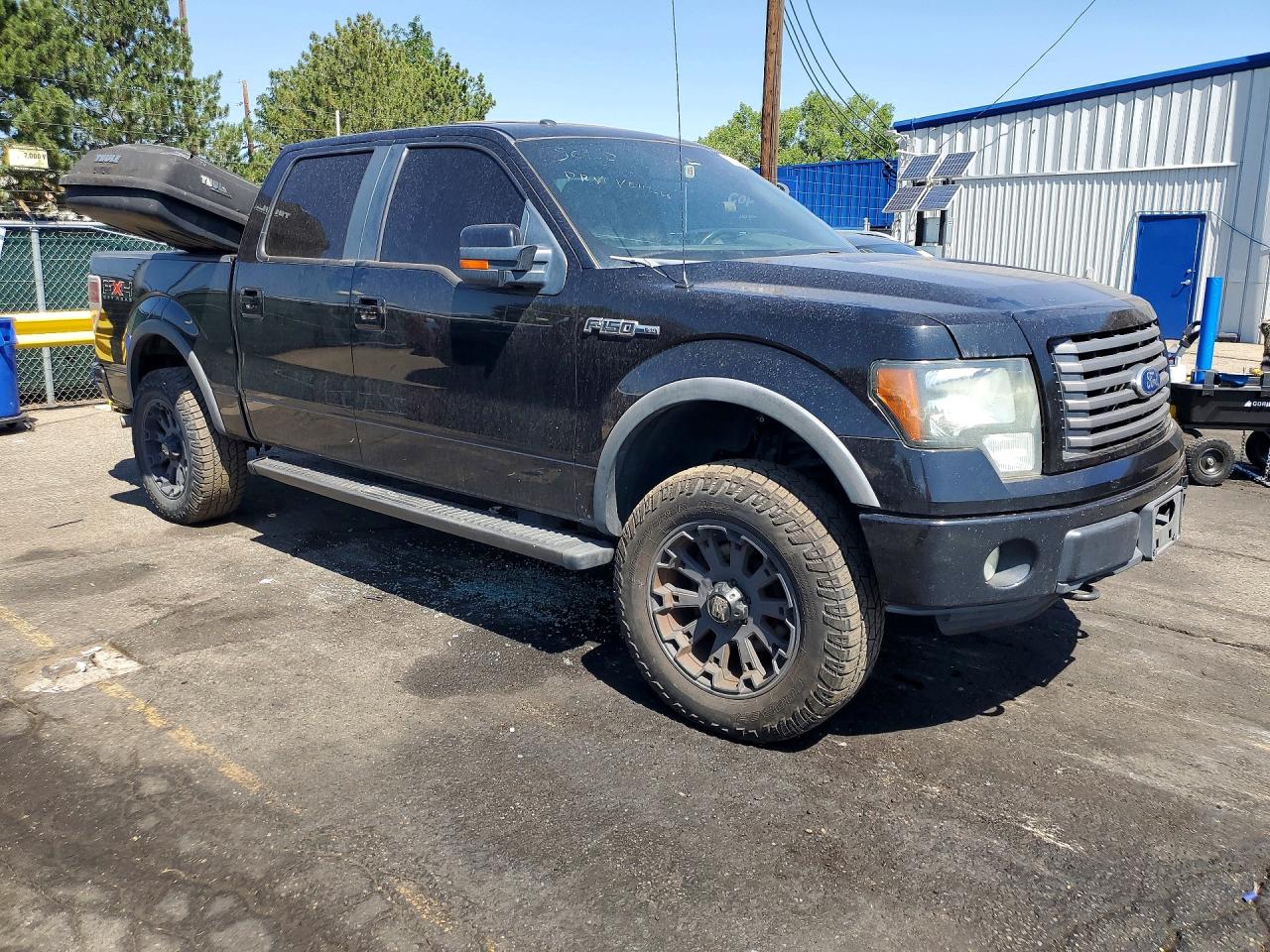 2011 Ford F150 Supercrew Black vin: 1FTFW1EF6BFD39454
