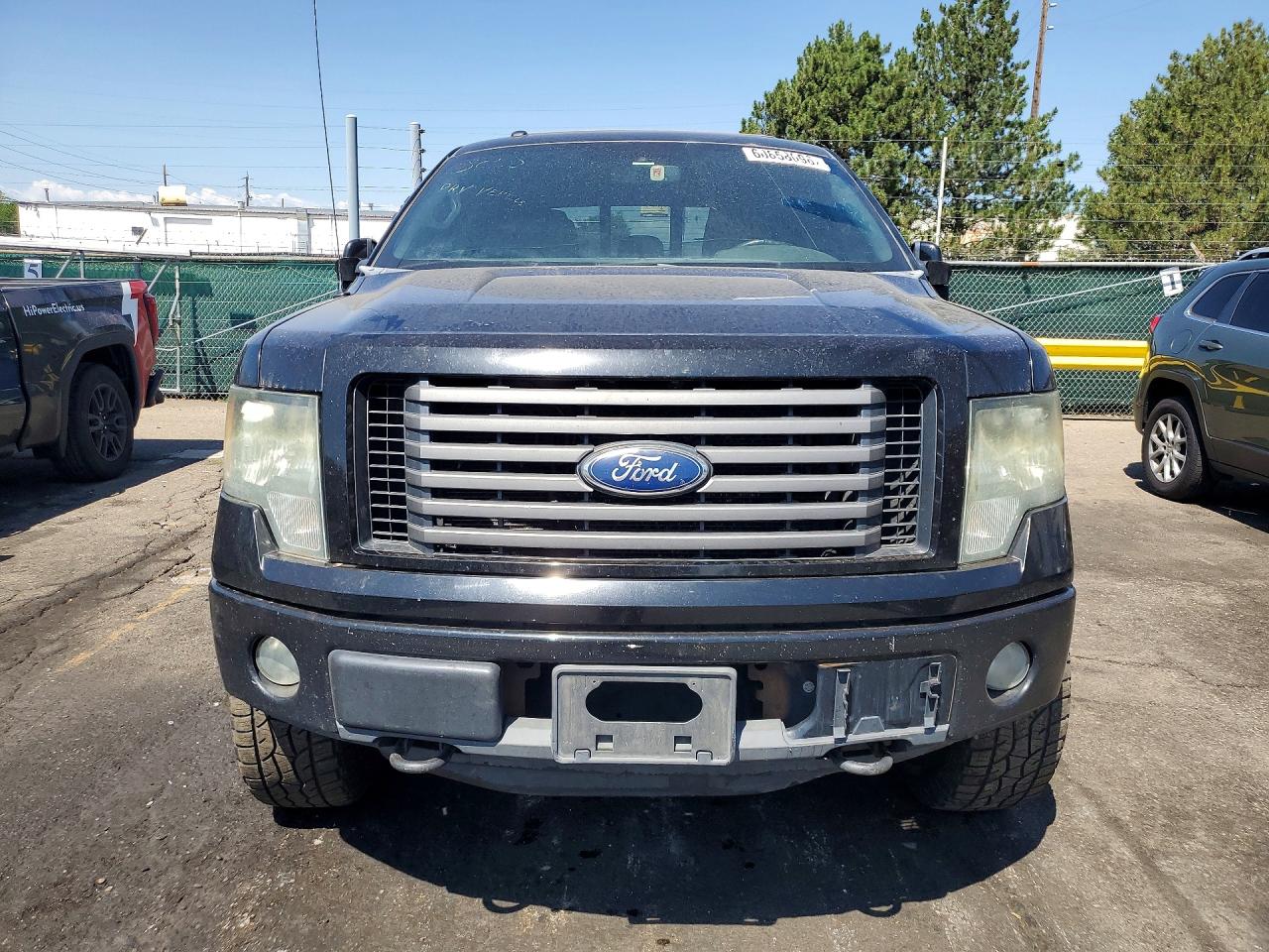 2011 Ford F150 Supercrew Black vin: 1FTFW1EF6BFD39454