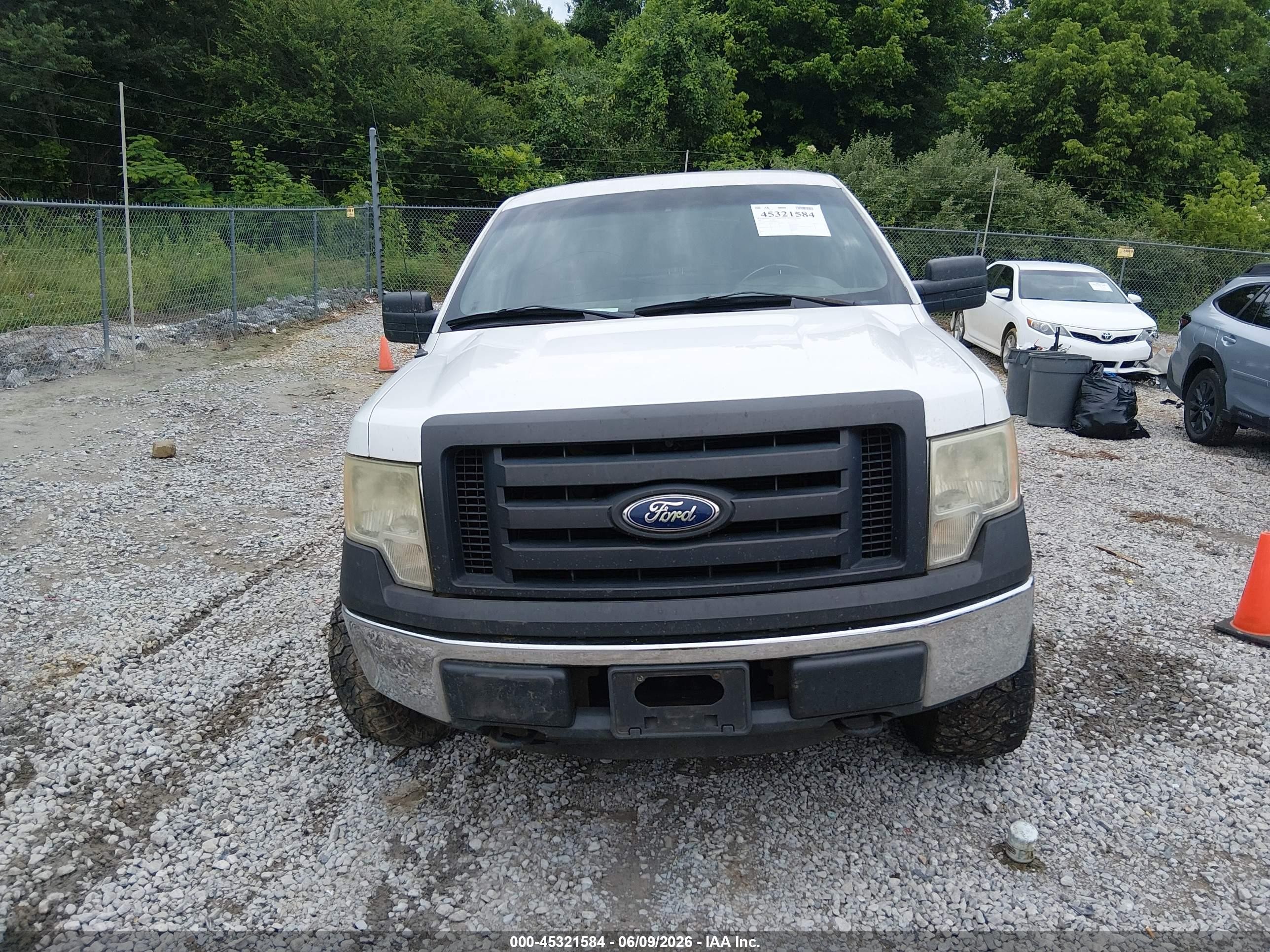 2011 Ford F-150 Xl White vin: 1FTFW1EF6BKD86734