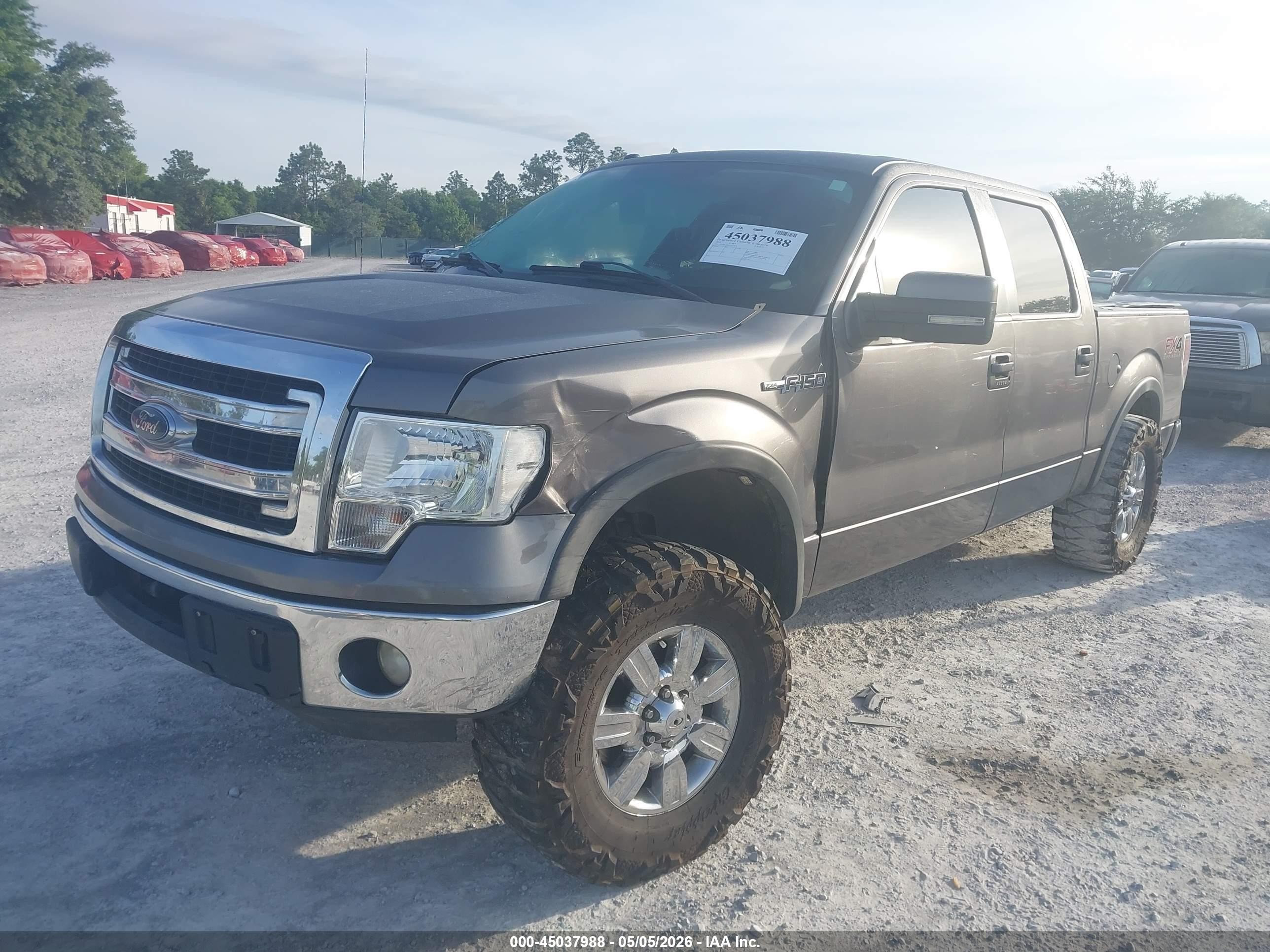 2012 Ford F-150 Fx4 Серый vin: 1FTFW1EF6CFA17933