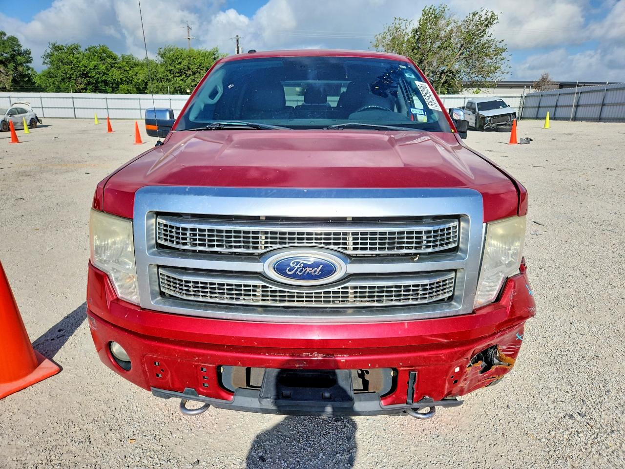 2012 Ford F150 Supercrew Red vin: 1FTFW1EF6CFA36739