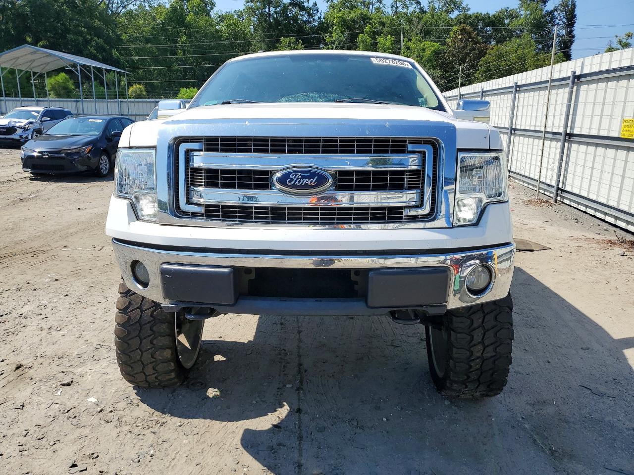 2012 Ford F150 Supercrew White vin: 1FTFW1EF6CFA65481