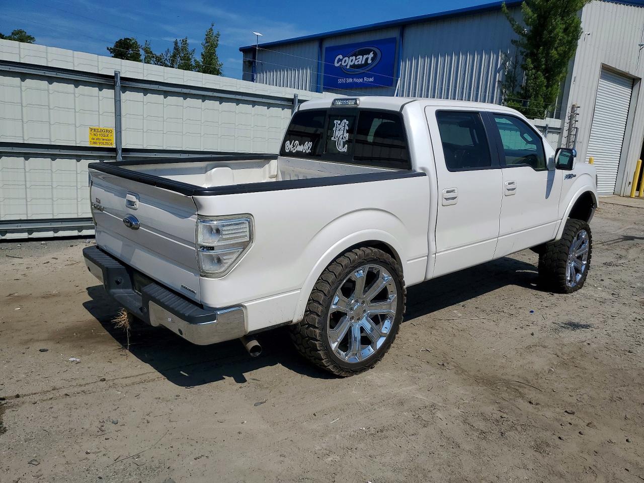 2012 Ford F150 Supercrew White vin: 1FTFW1EF6CFA65481