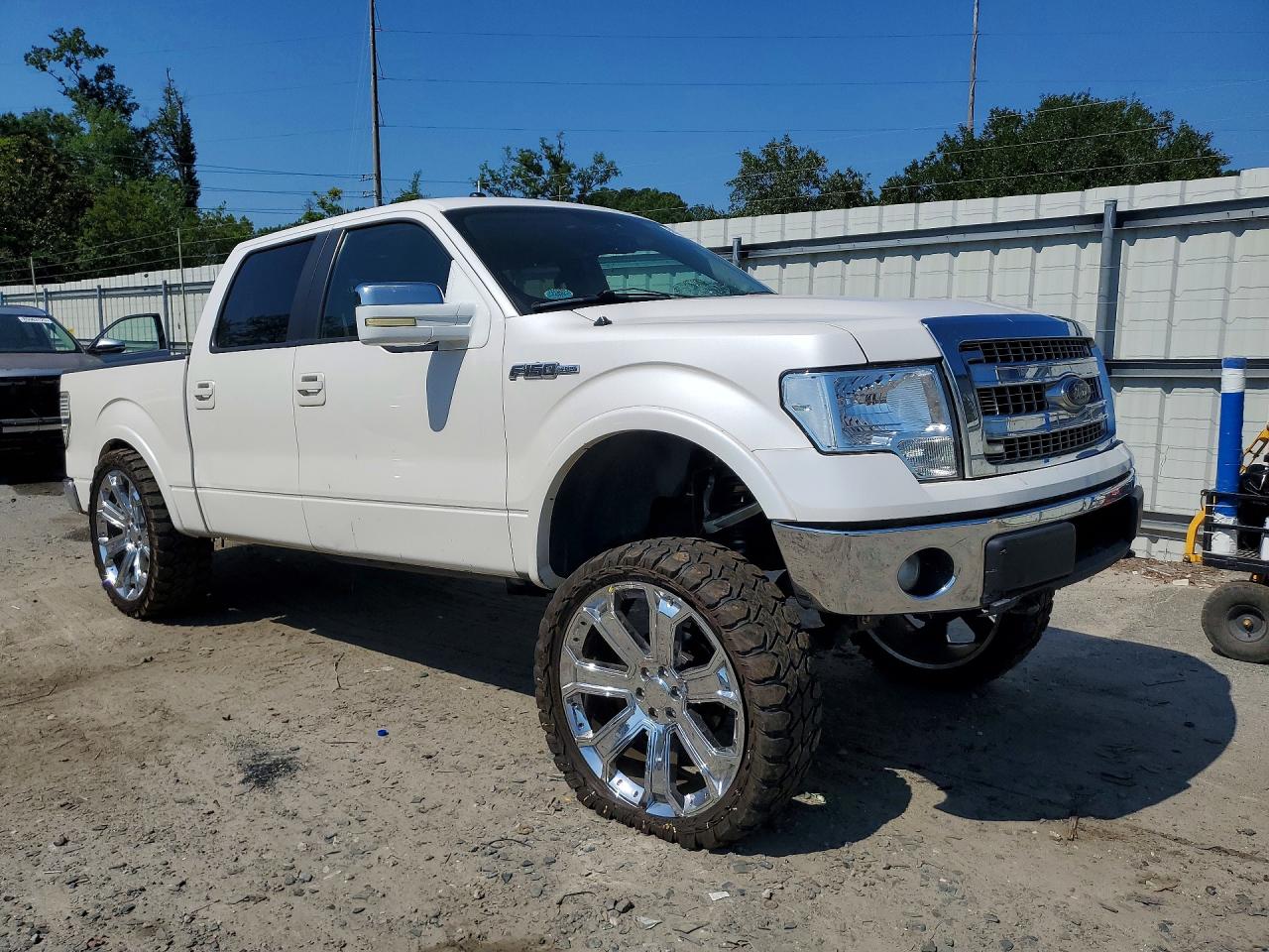 2012 Ford F150 Supercrew White vin: 1FTFW1EF6CFA65481