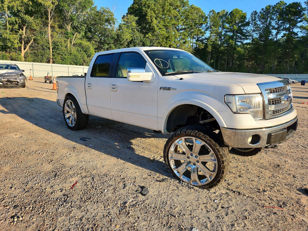2012 Ford F150 Supercrew White vin: 1FTFW1EF6CFA65481